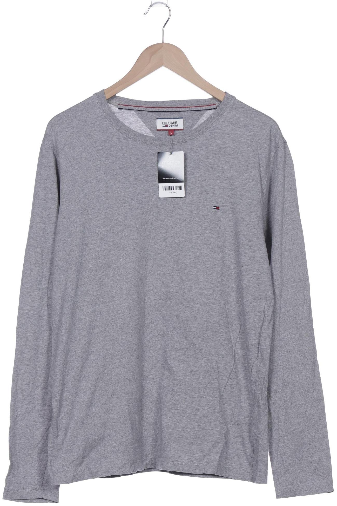 

Hilfiger Denim Herren Langarmshirt, grau, Gr. 52