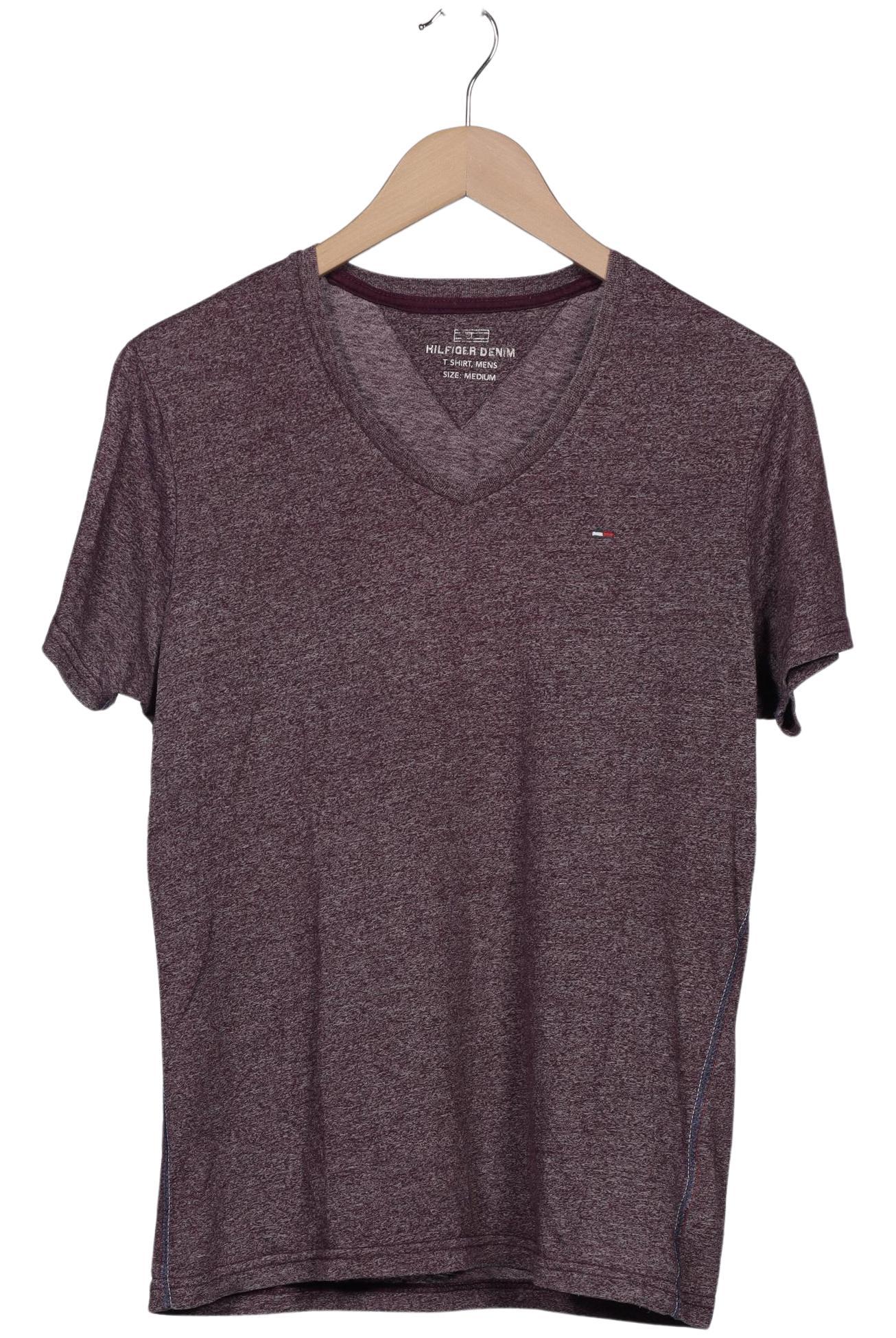 

Hilfiger Denim Herren T-Shirt, bordeaux, Gr. 48