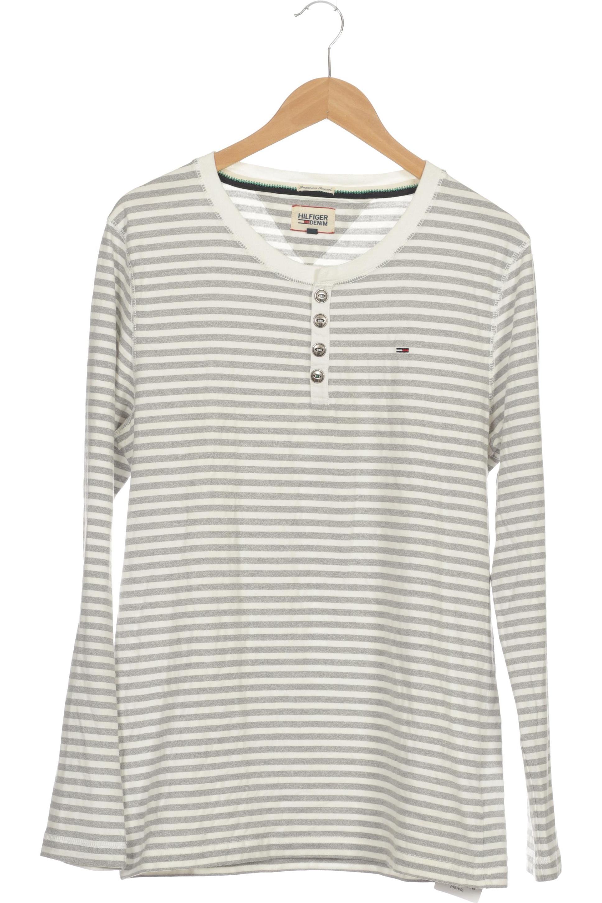 

Hilfiger Denim Herren Langarmshirt, grau, Gr. 52