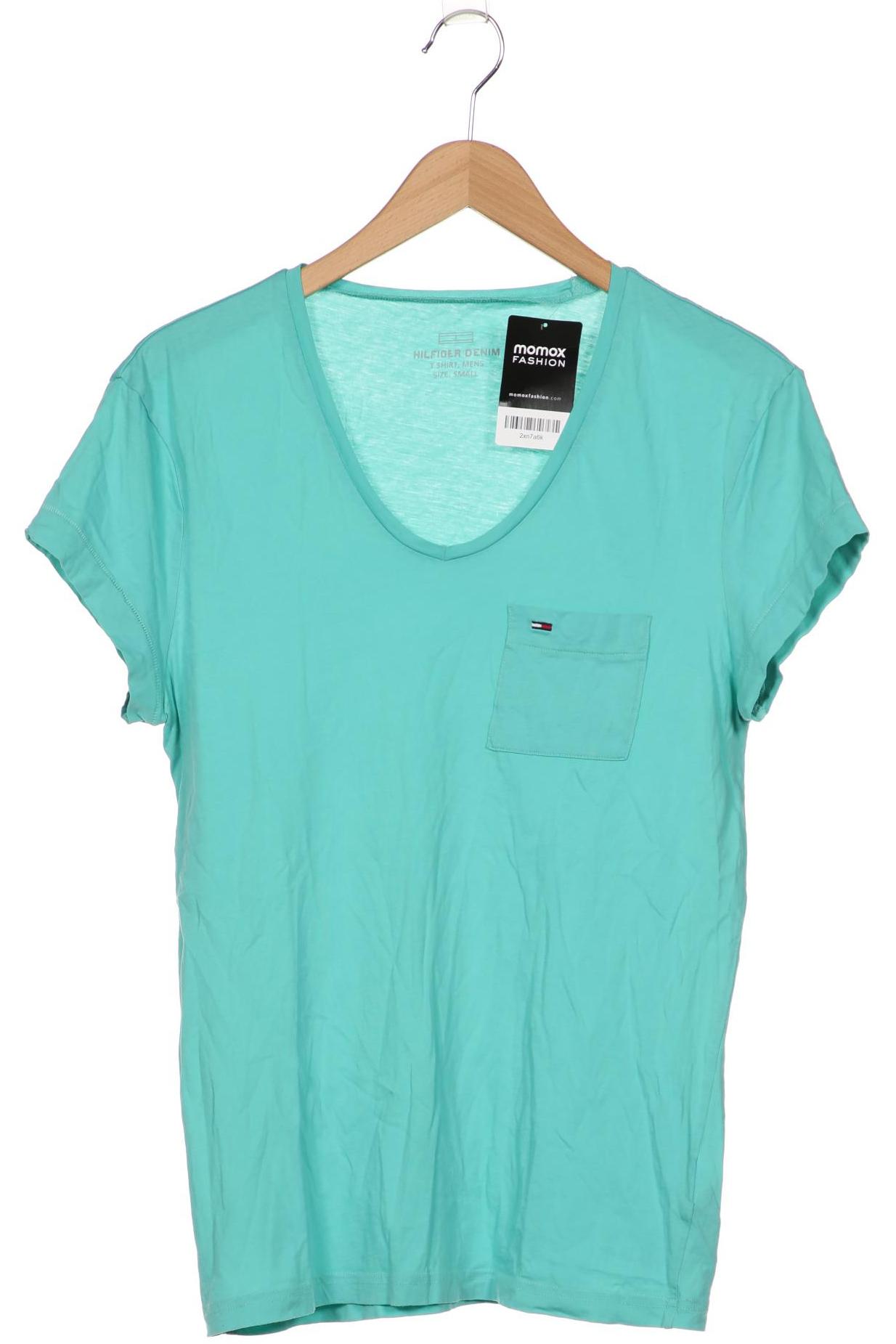 

HILFIGER DENIM Herren T-Shirt, türkis