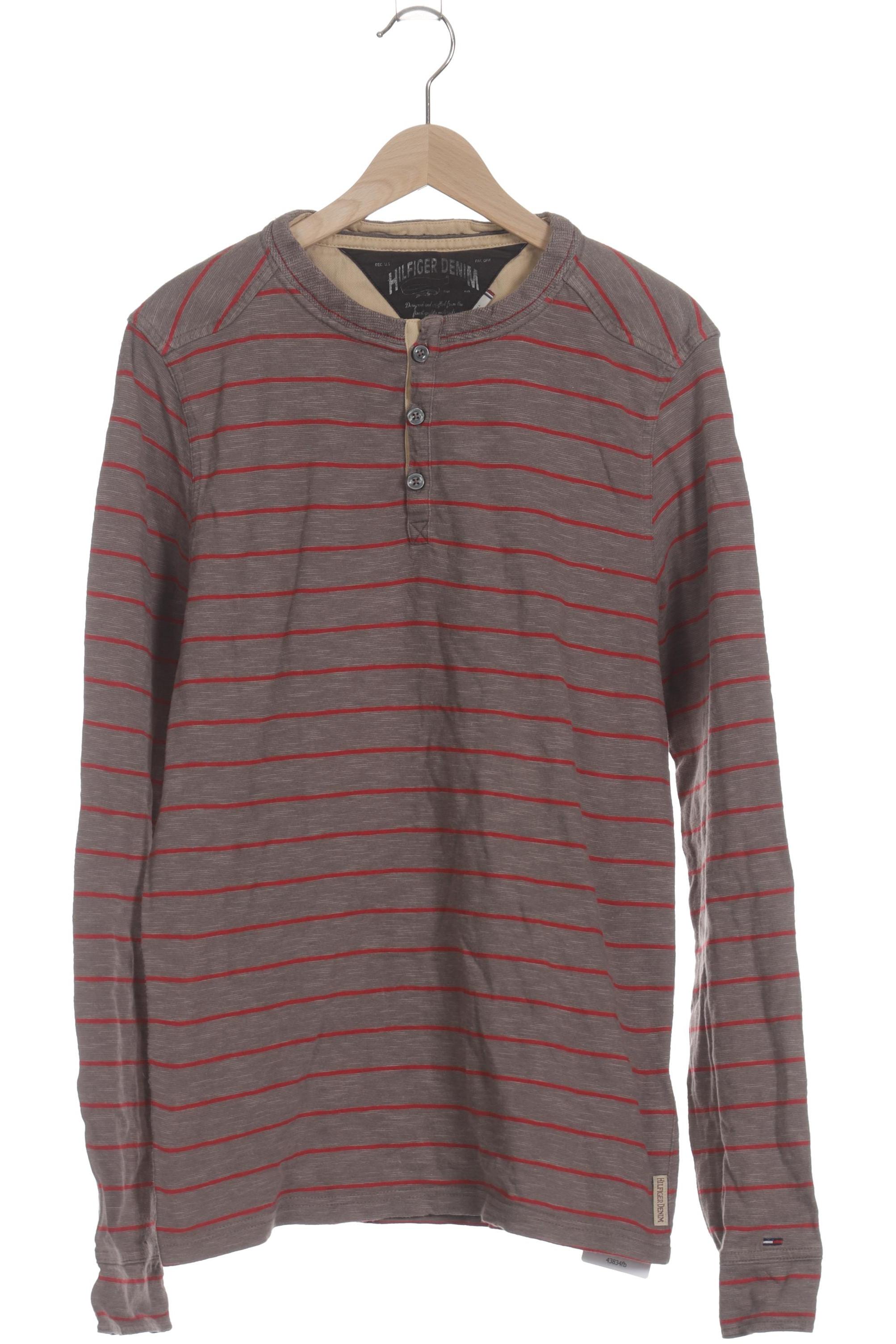 

Hilfiger Denim Herren Langarmshirt, braun, Gr. 46