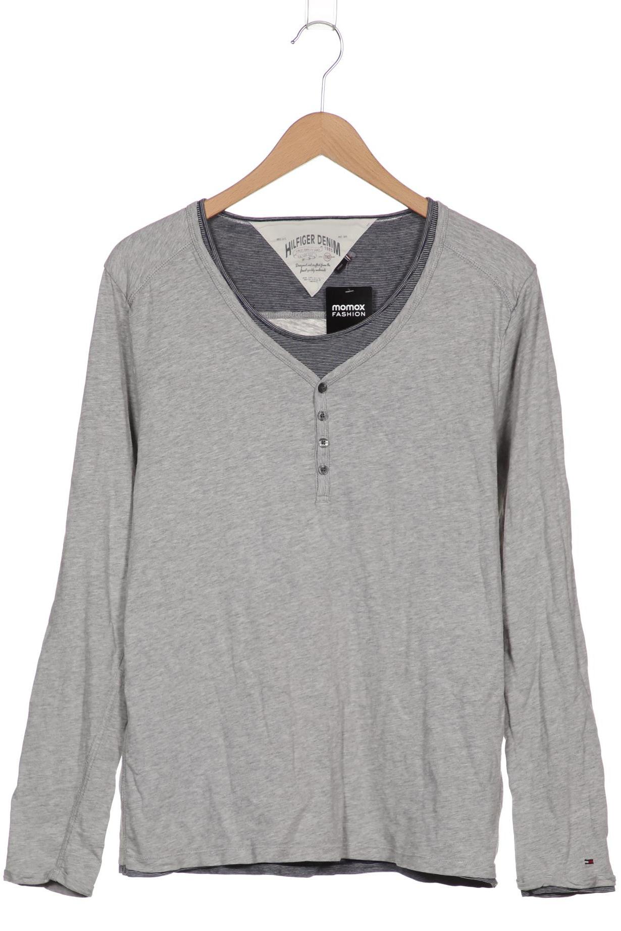 

HILFIGER DENIM Herren Langarmshirt, grau