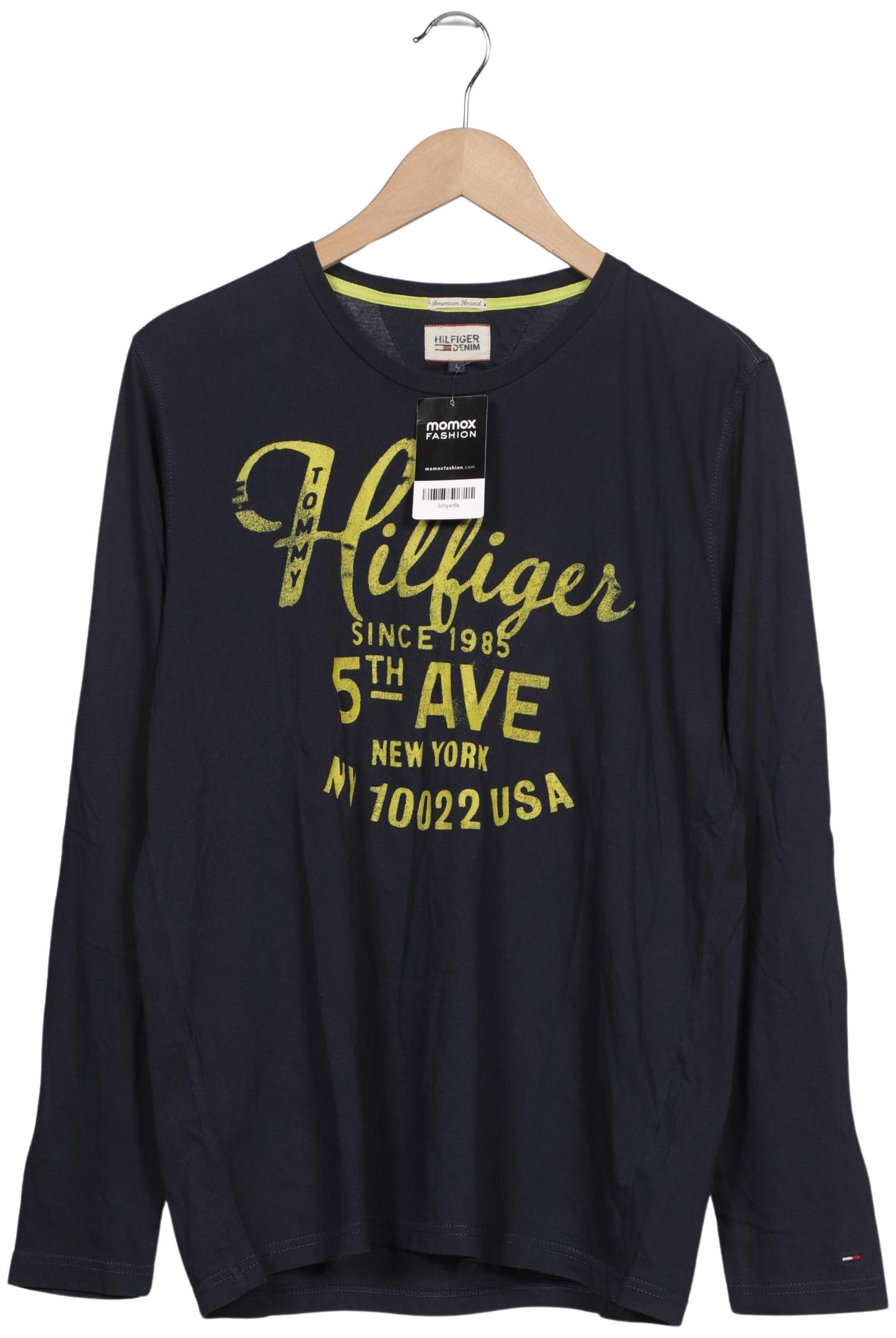 

Hilfiger Denim Herren Langarmshirt, marineblau, Gr. 52