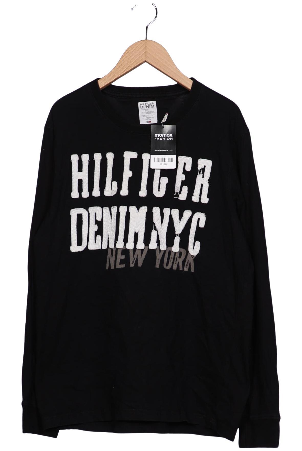 

Hilfiger Denim Herren Langarmshirt, schwarz, Gr. 52