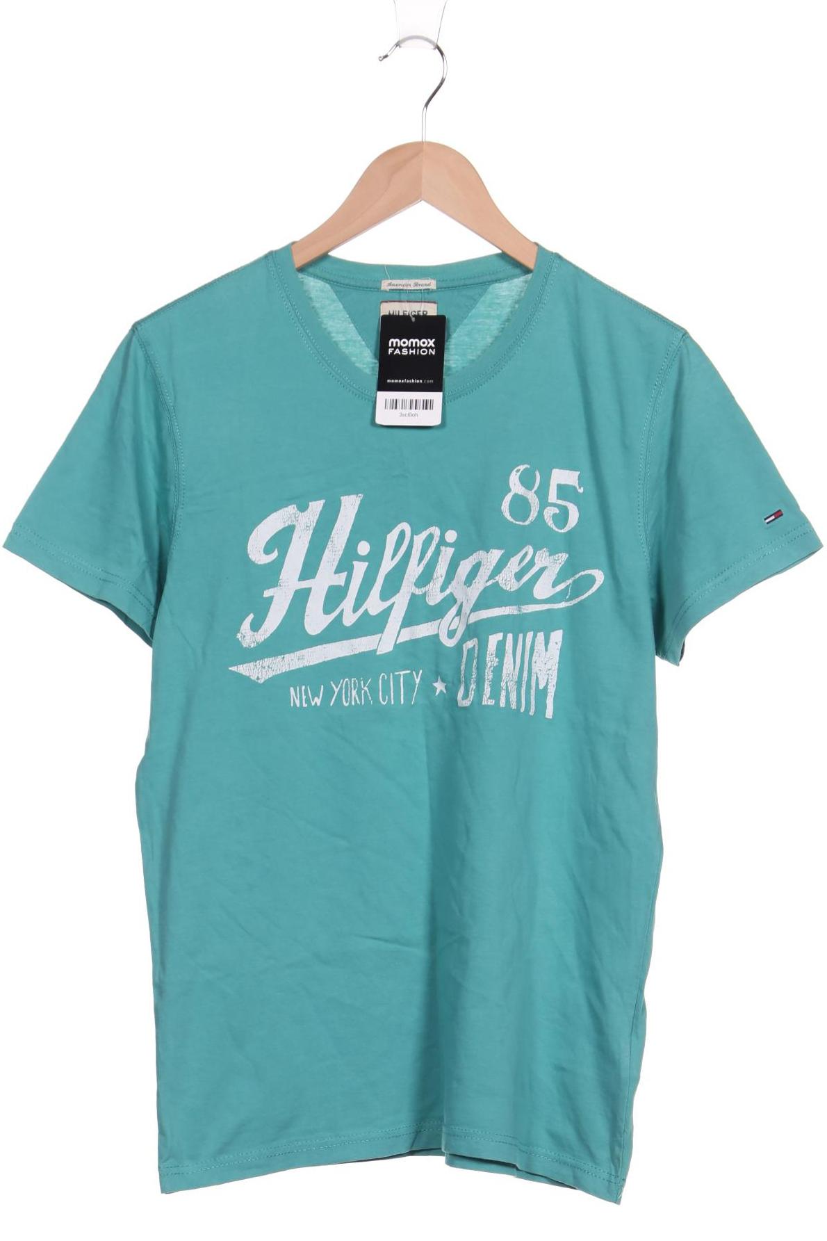 

HILFIGER DENIM Herren T-Shirt, türkis