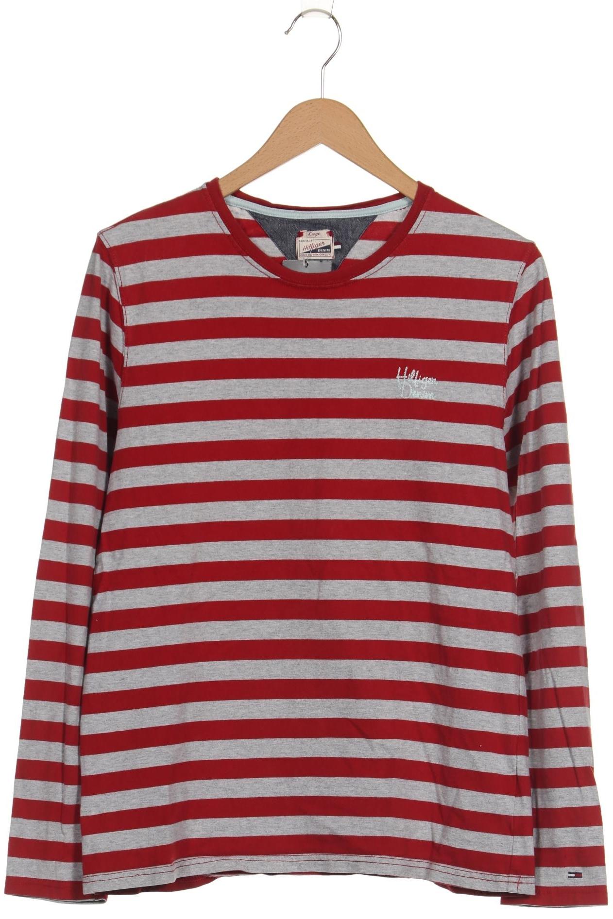 

Hilfiger Denim Herren Langarmshirt, rot, Gr. 52
