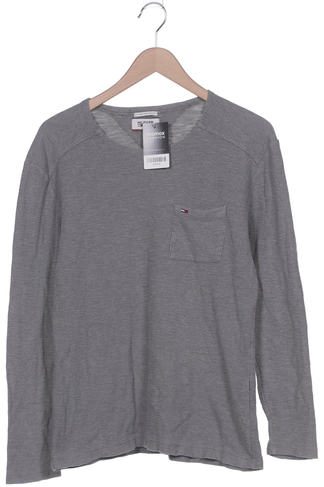 

Hilfiger Denim Herren Langarmshirt, grau, Gr. 48