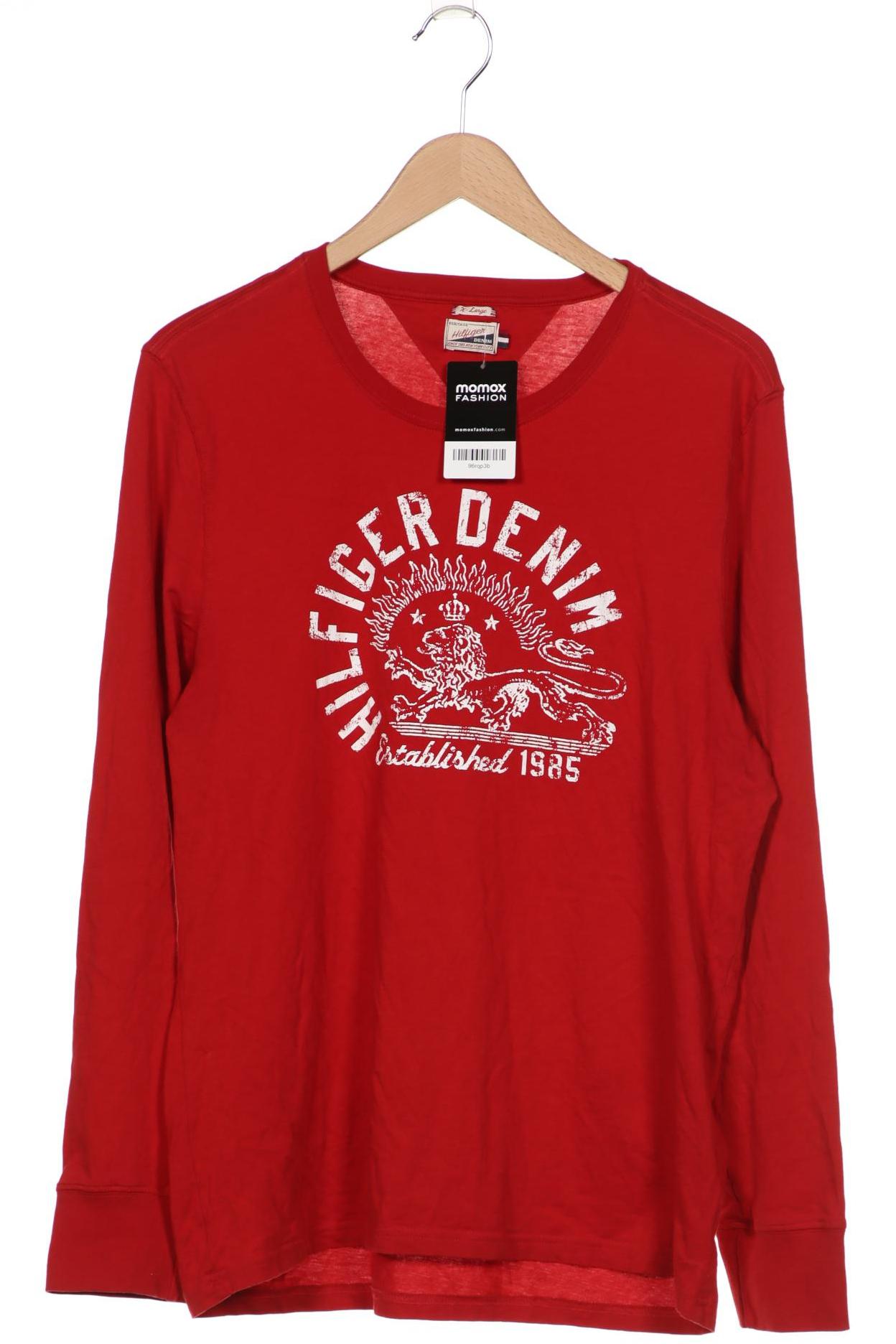 

HILFIGER DENIM Herren Langarmshirt, rot