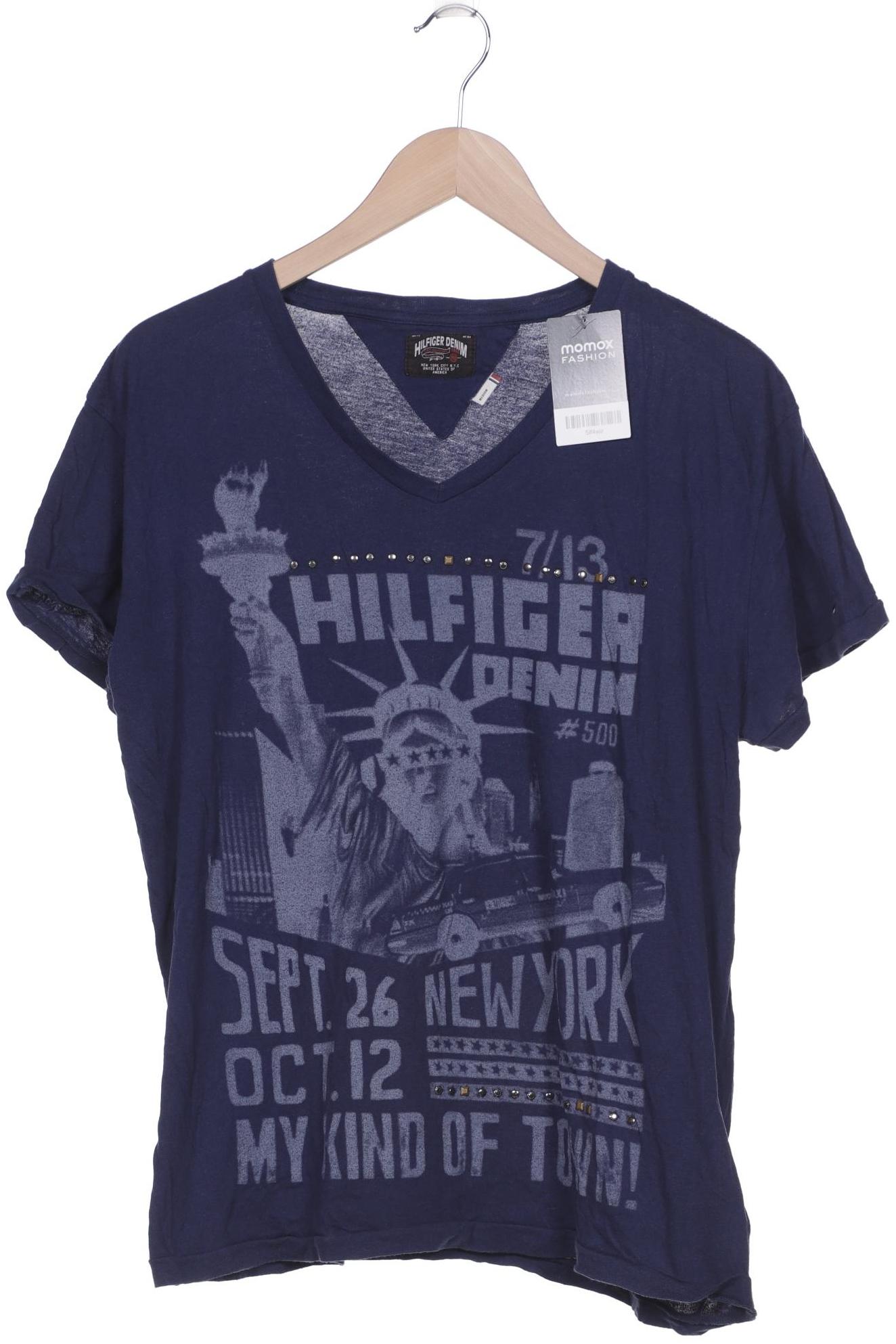 

HILFIGER DENIM Herren T-Shirt, marineblau