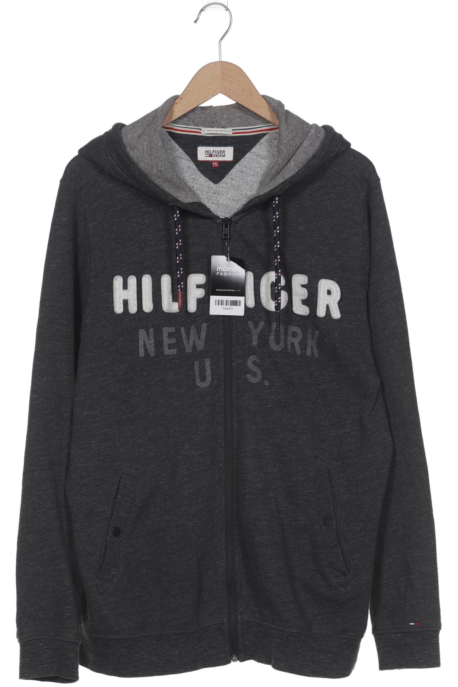 

Hilfiger Denim Herren Kapuzenpullover, grau, Gr. 56