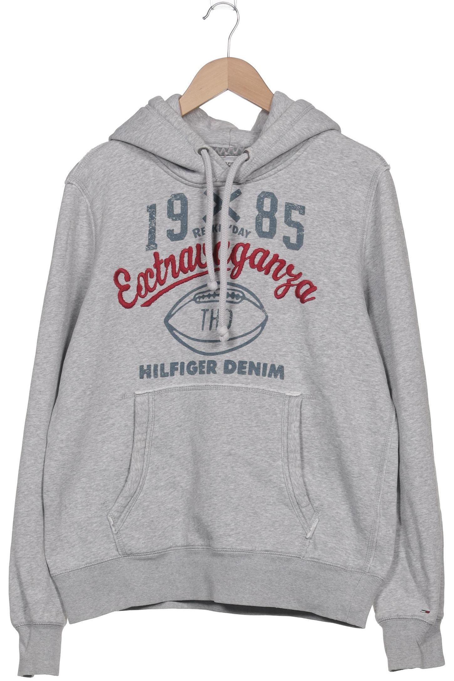 

Hilfiger Denim Herren Kapuzenpullover, grau, Gr. 52