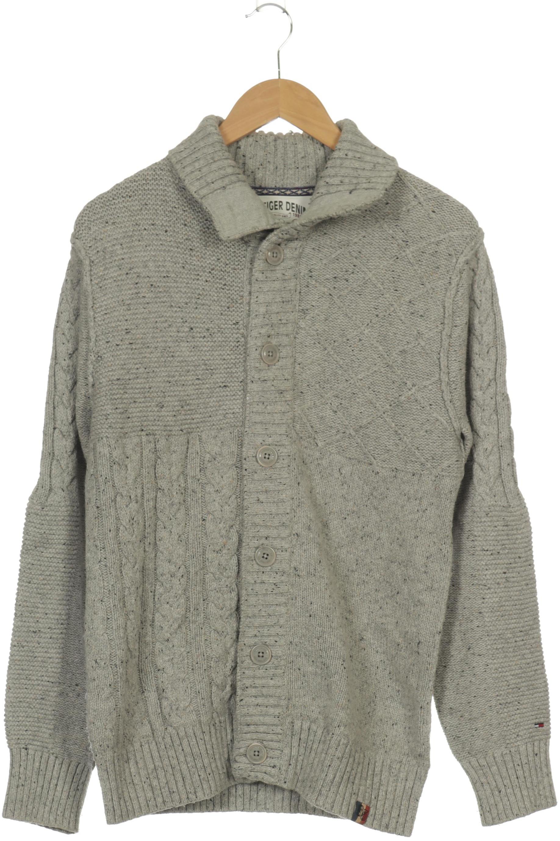 

Hilfiger Denim Herren Strickjacke, grau, Gr.