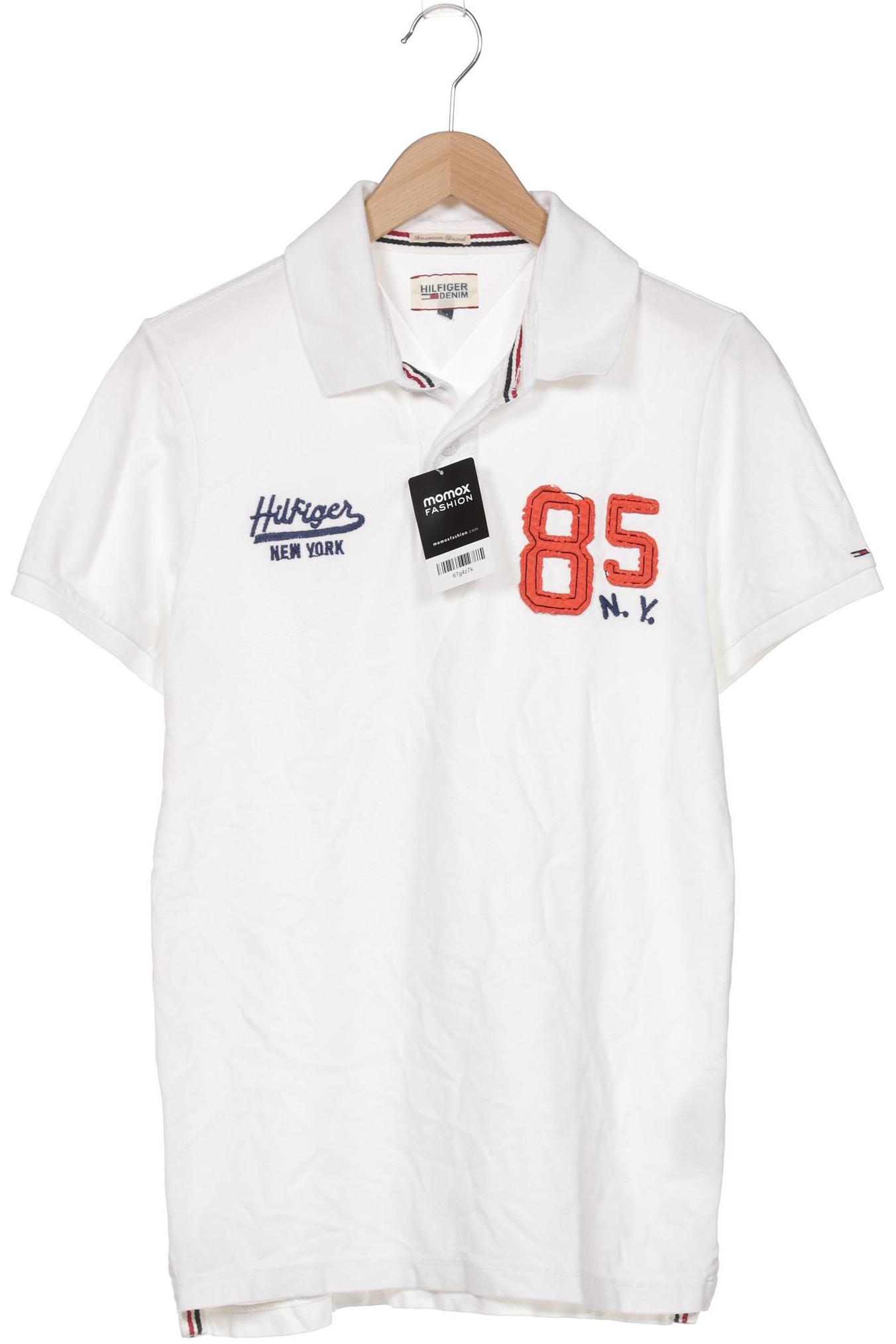 

Hilfiger Denim Herren Poloshirt, weiß, Gr. 48
