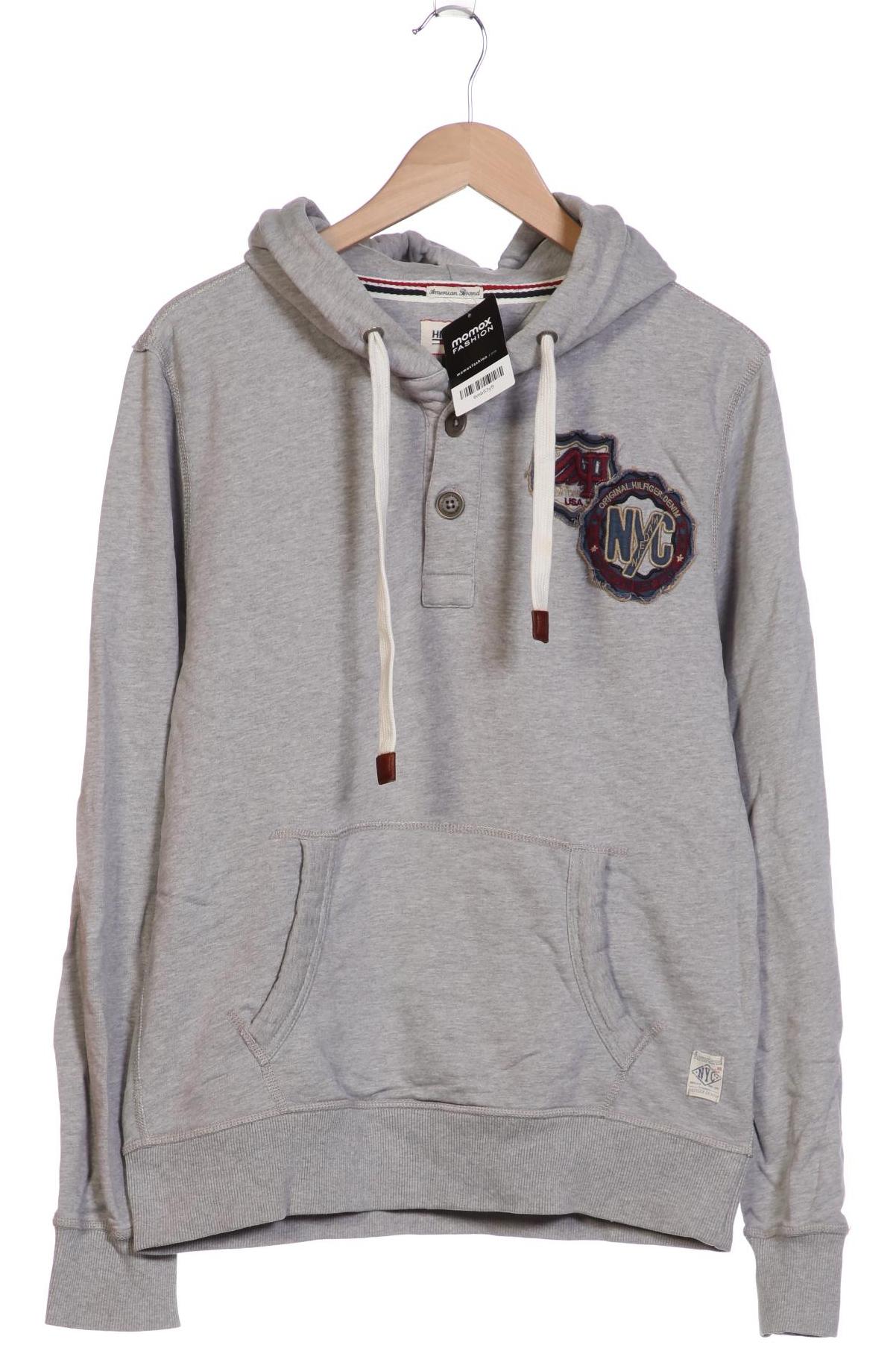 

Hilfiger Denim Herren Kapuzenpullover, grau, Gr. 48