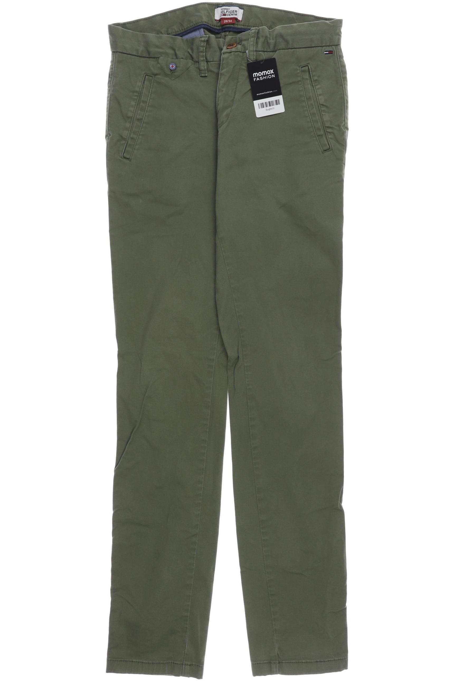 

Hilfiger Denim Herren Stoffhose, grün, Gr. 29