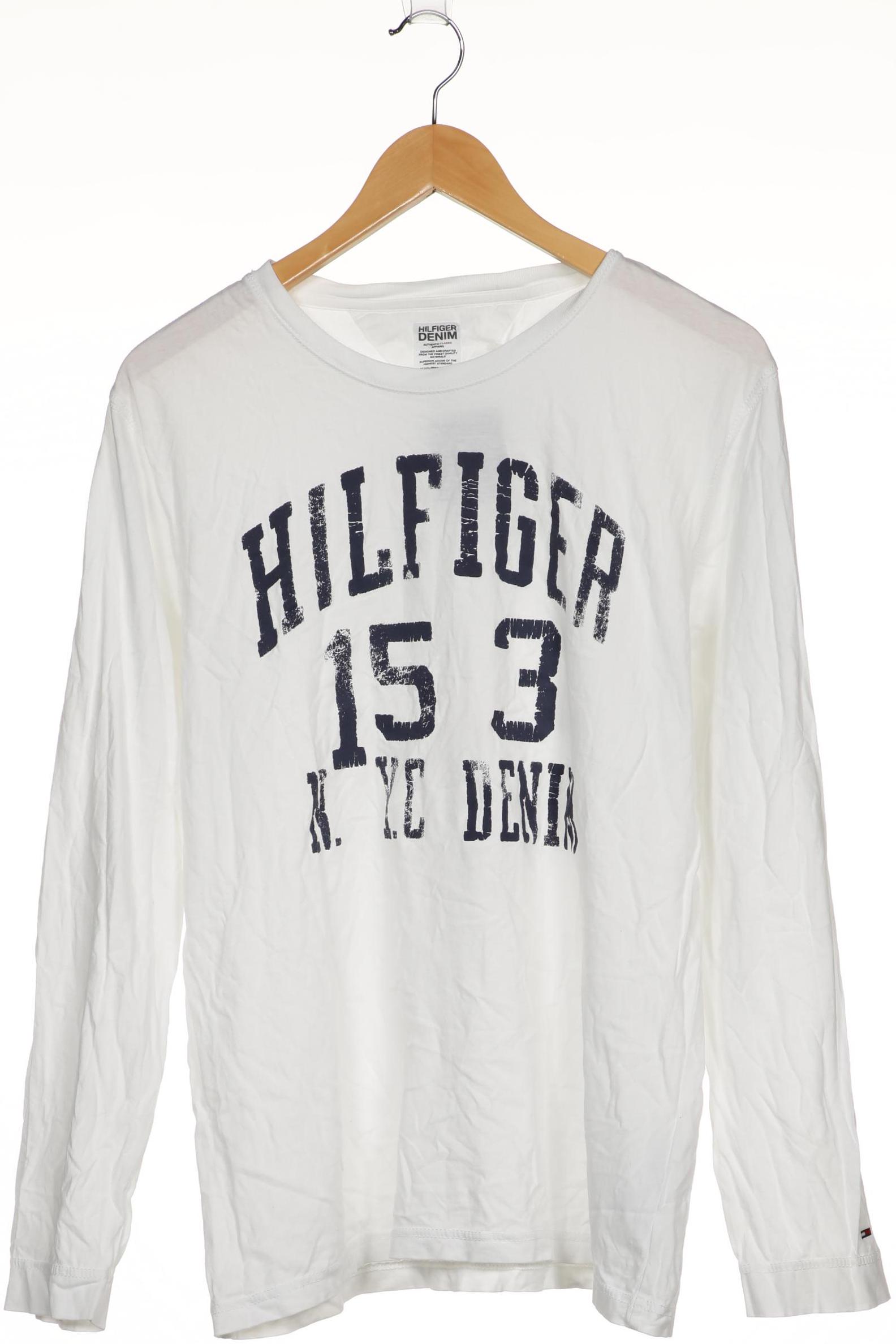 

Hilfiger Denim Herren Langarmshirt, weiß, Gr. 52