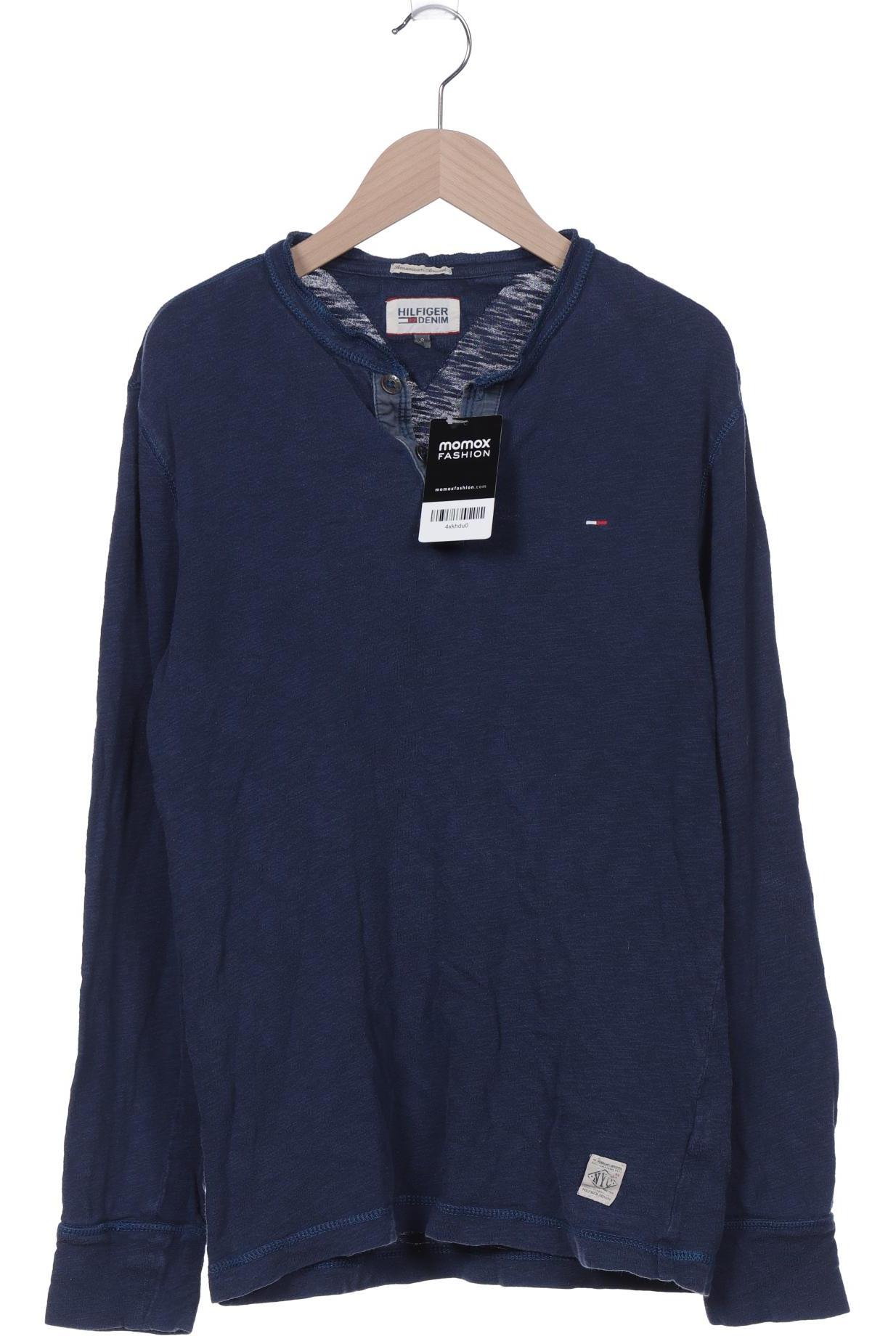Thumbnail - Hilfiger Denim Herren Langarmshirt, marineblau, Gr. 46