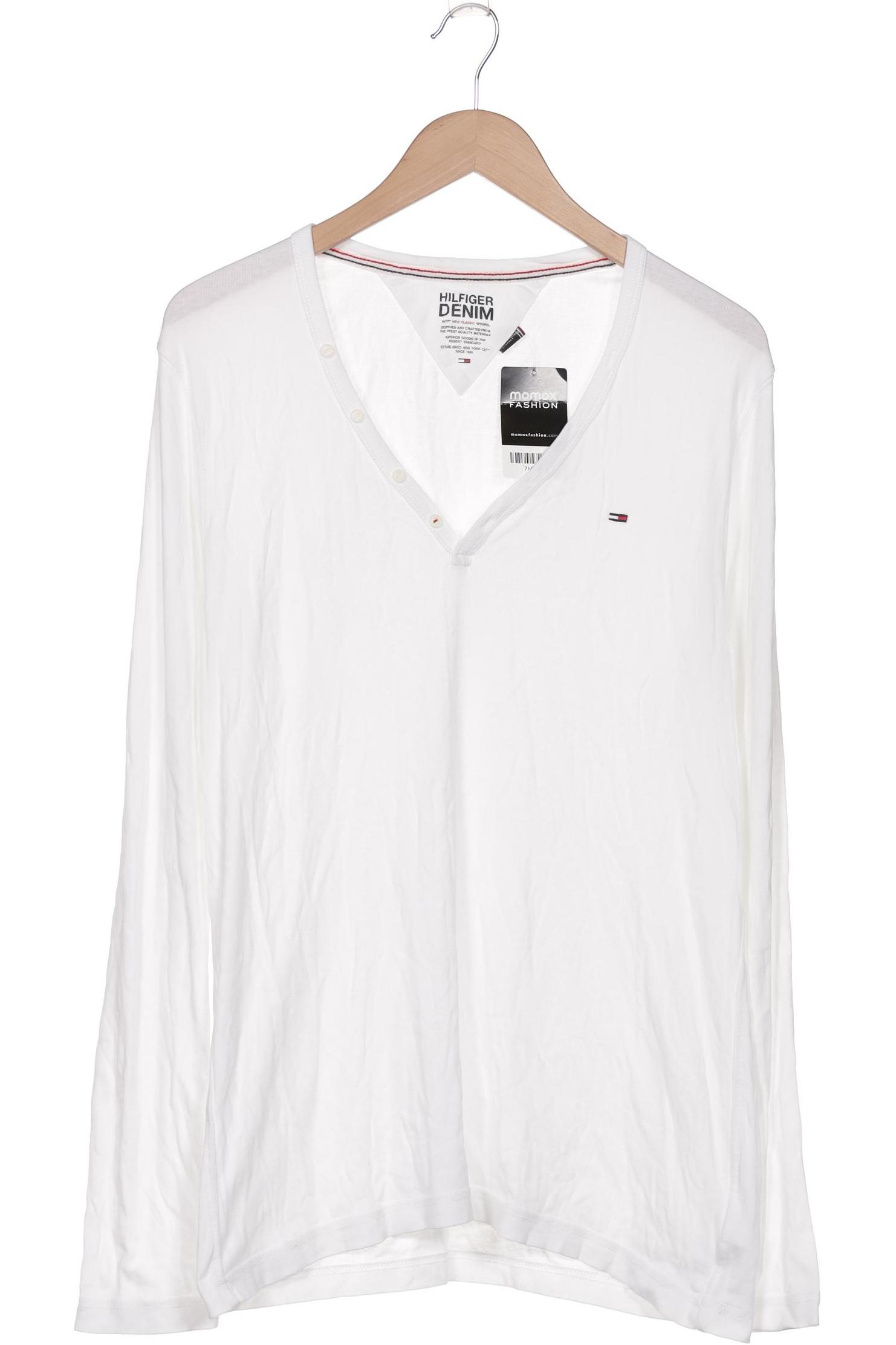 

Hilfiger Denim Herren Langarmshirt, weiß, Gr. 54