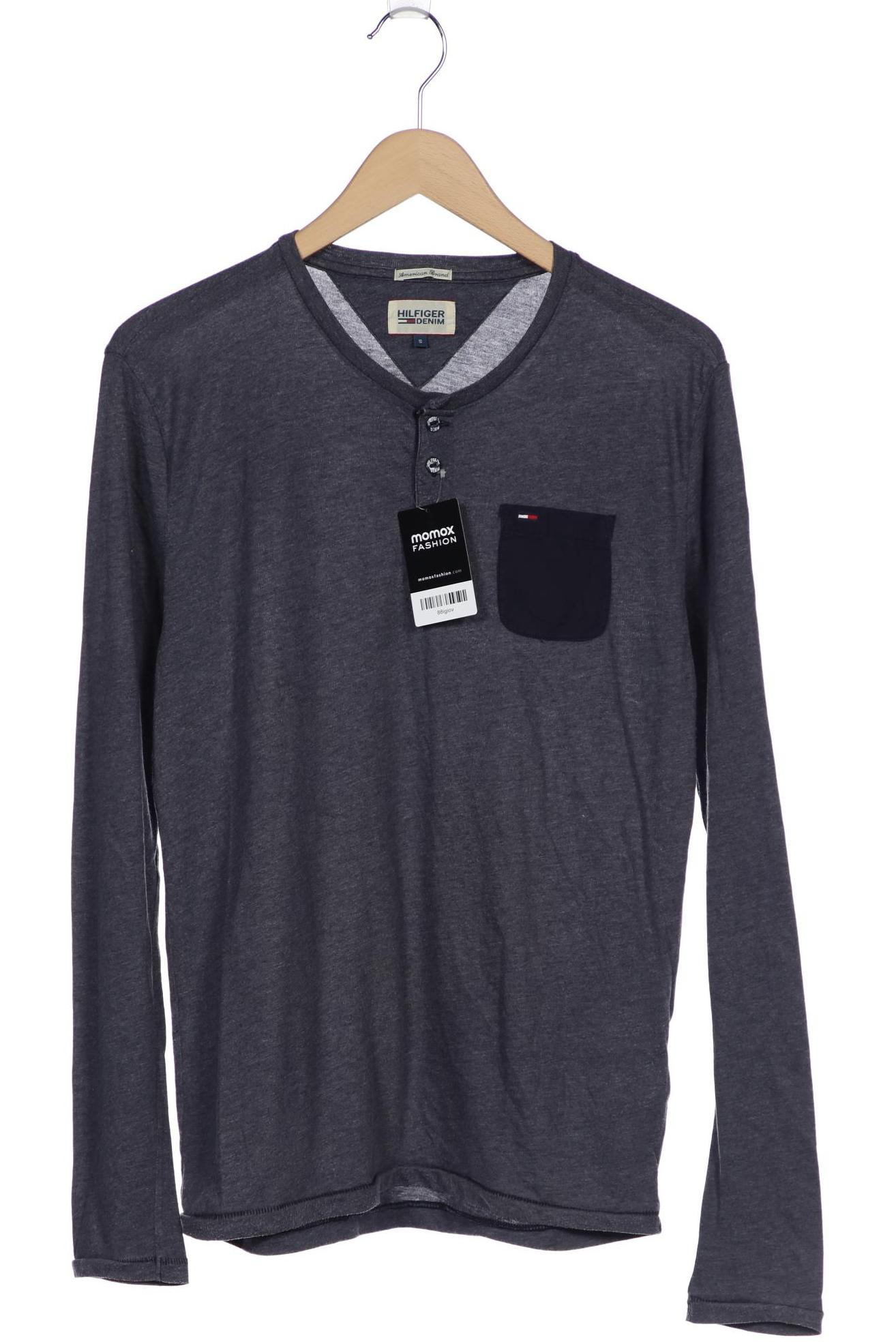 

Hilfiger Denim Herren Langarmshirt, grau, Gr. 46