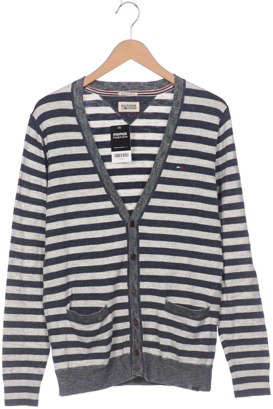 

Hilfiger Denim Herren Strickjacke, grau, Gr. 52
