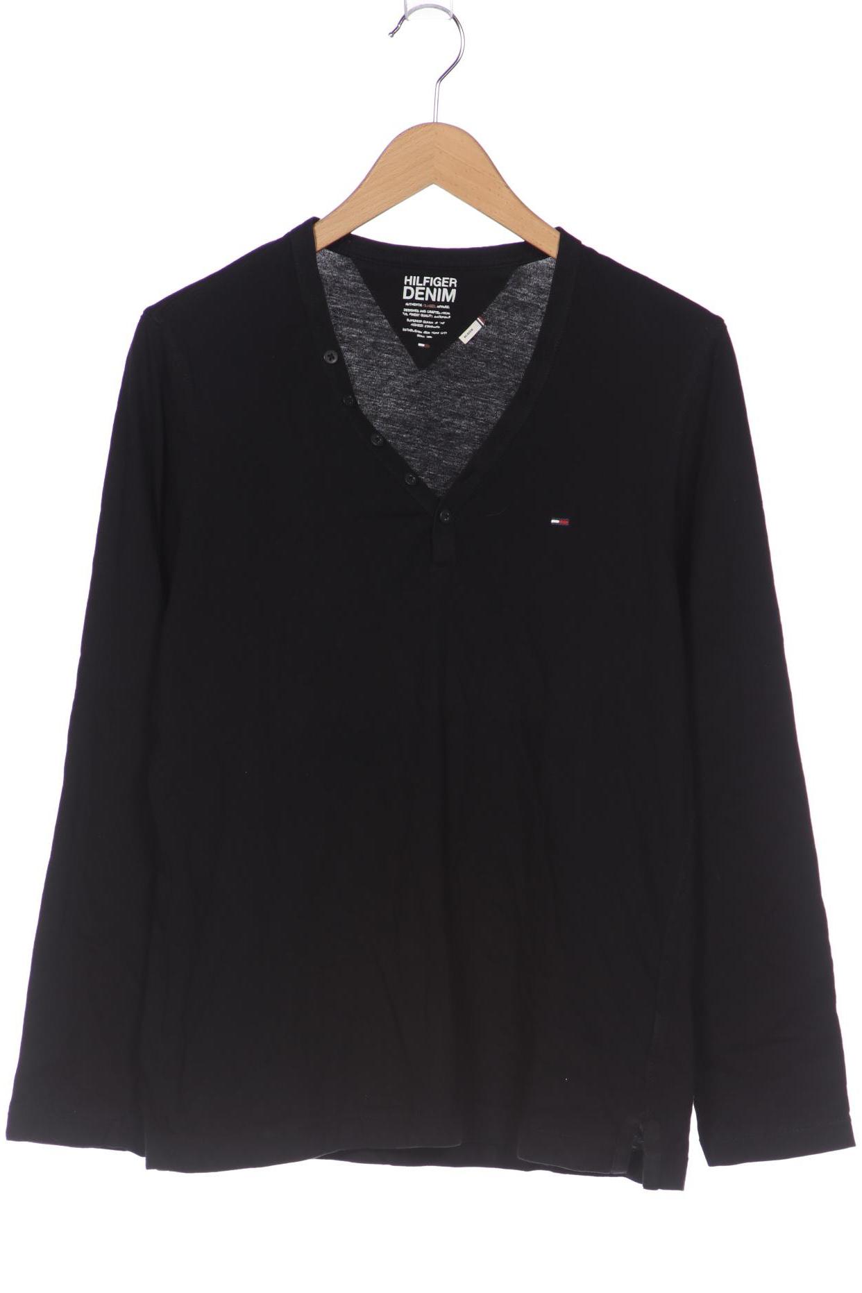 

HILFIGER DENIM Herren Langarmshirt, schwarz