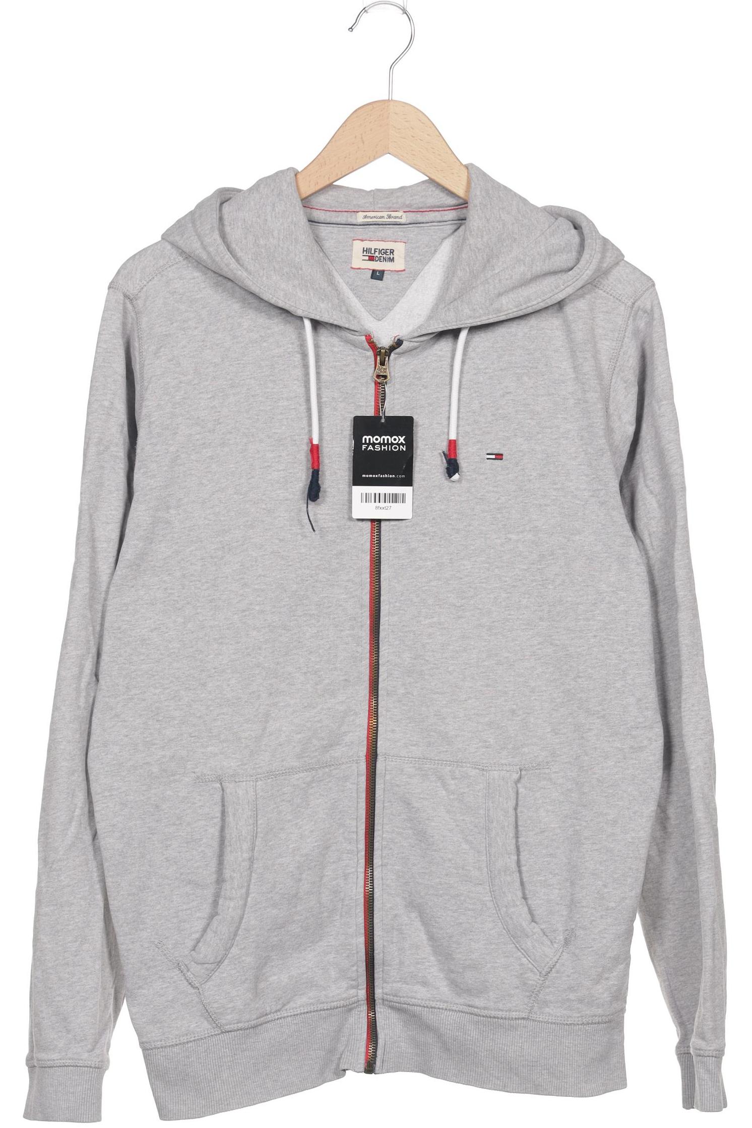 

Hilfiger Denim Herren Kapuzenpullover, grau, Gr. 52