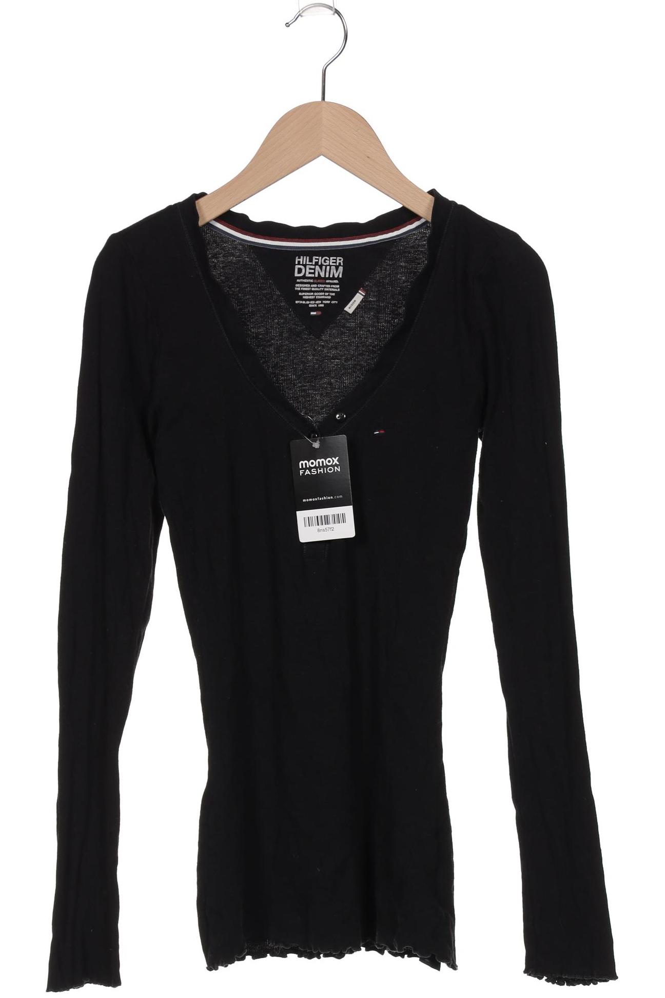 

Hilfiger Denim Herren Langarmshirt, schwarz, Gr. 48