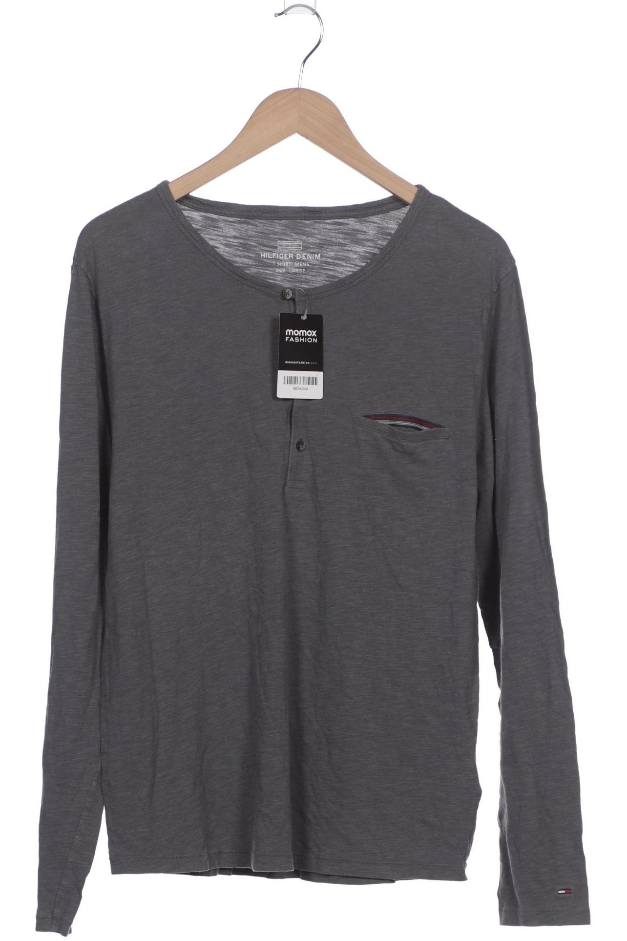 

Hilfiger Denim Herren Langarmshirt, grau, Gr. 52