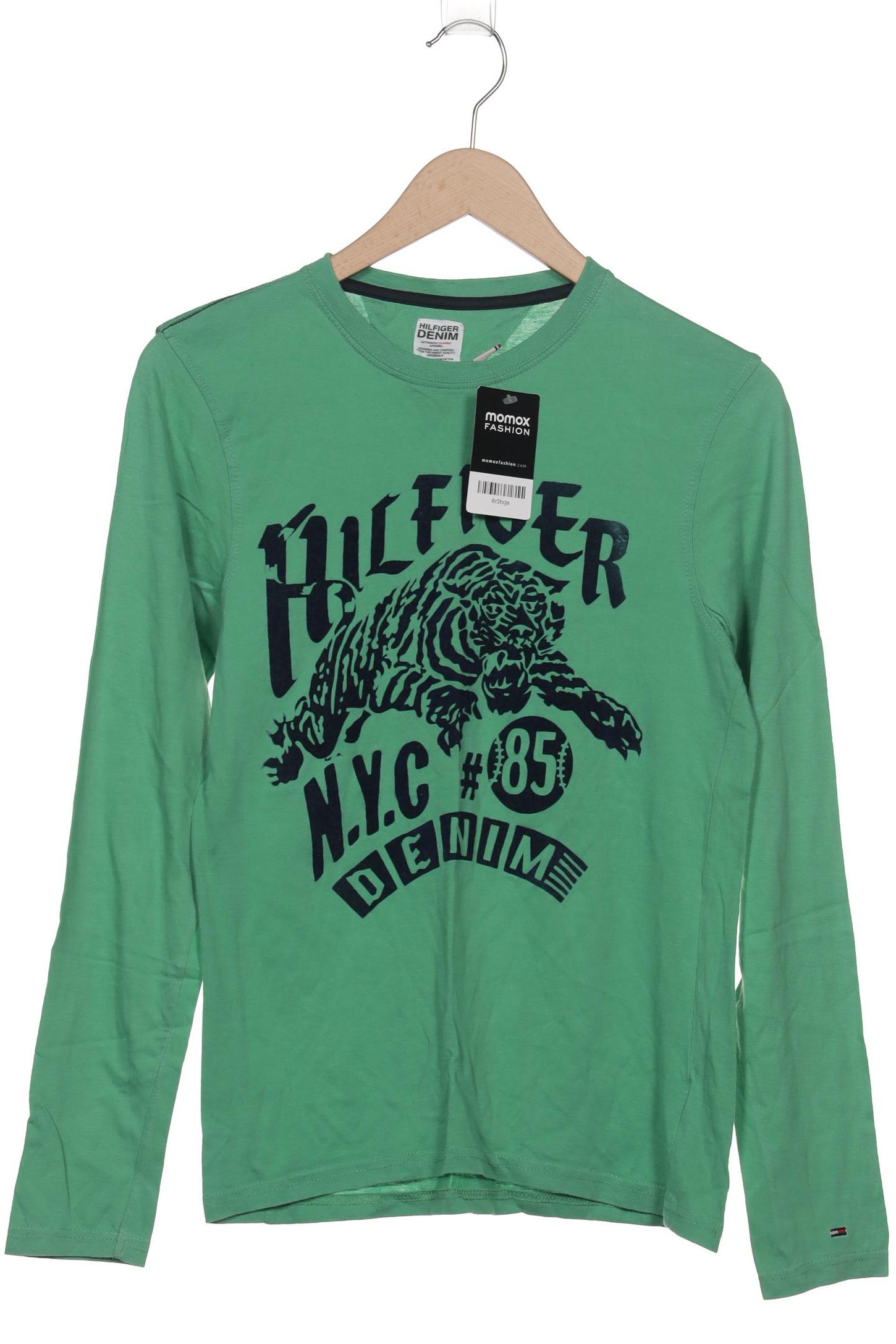 

Hilfiger Denim Herren Langarmshirt, grün, Gr. 46