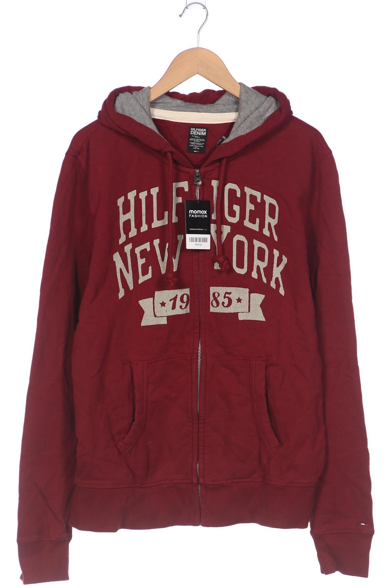 

Hilfiger Denim Herren Kapuzenpullover, bordeaux, Gr. 56