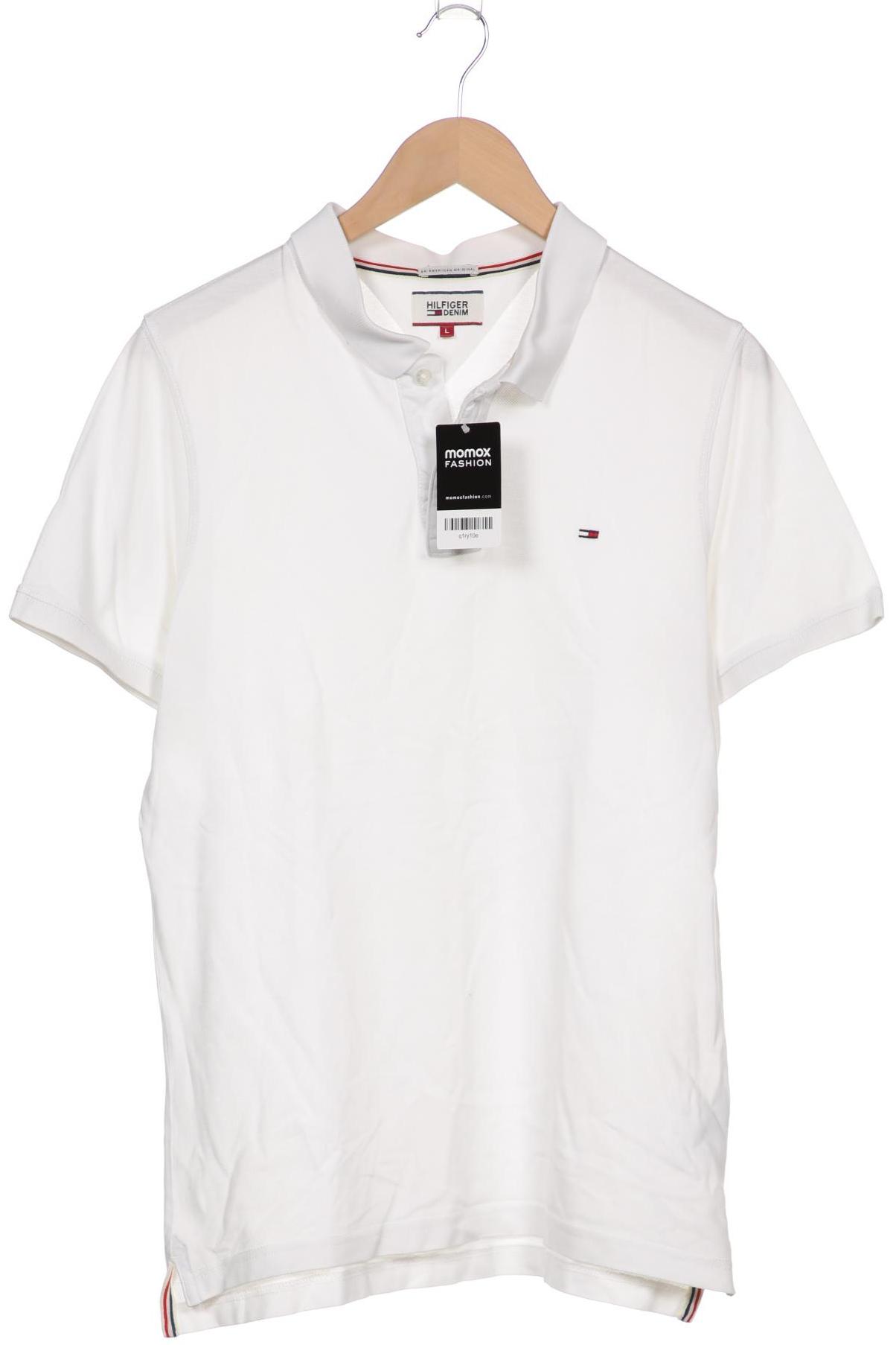 

HILFIGER DENIM Herren Poloshirt, weiß