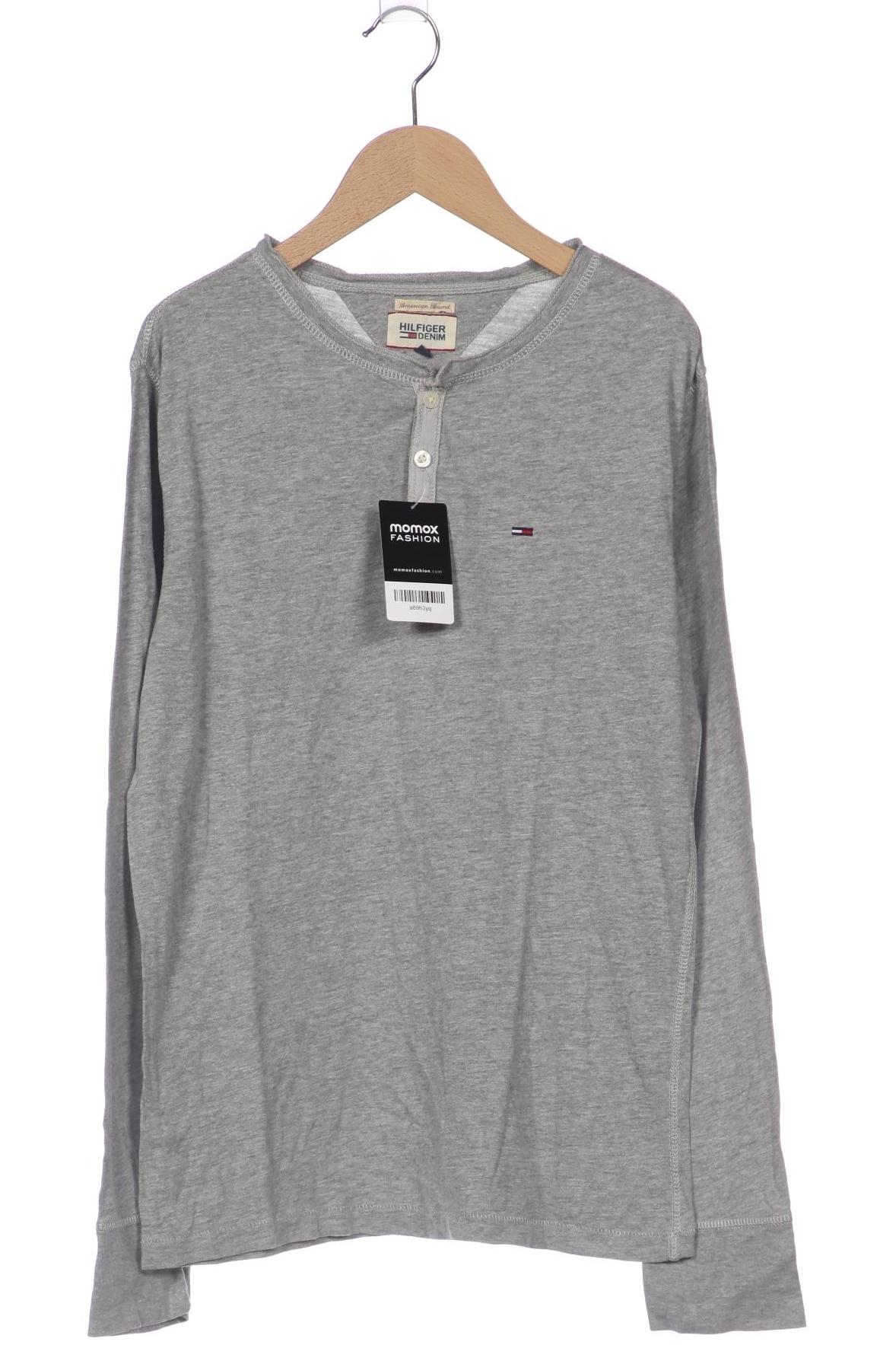 

Hilfiger Denim Herren Langarmshirt, grau, Gr. 46