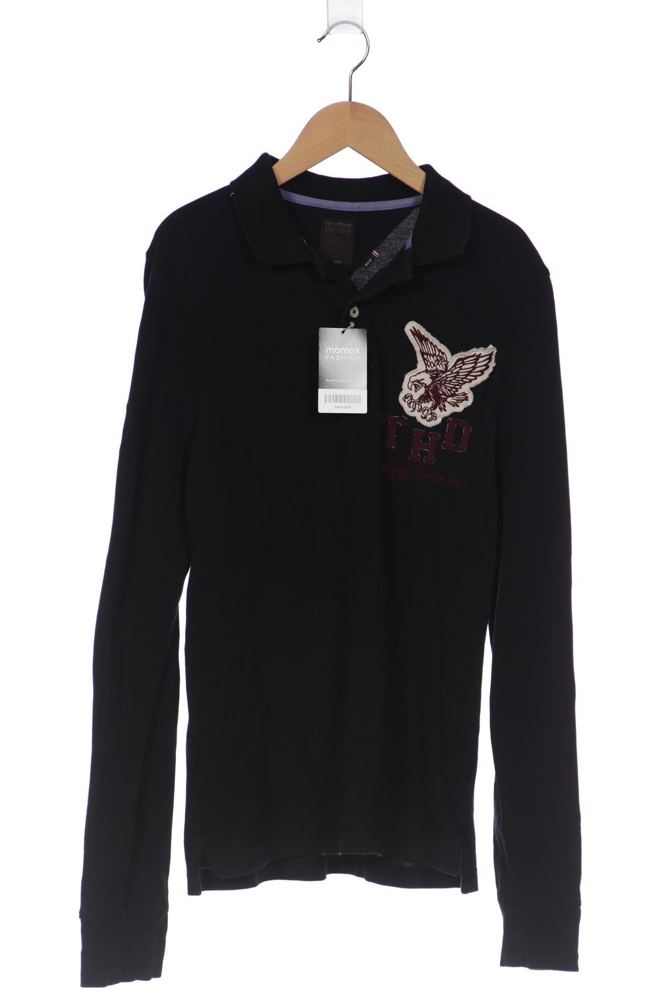 

HILFIGER DENIM Herren Poloshirt, schwarz