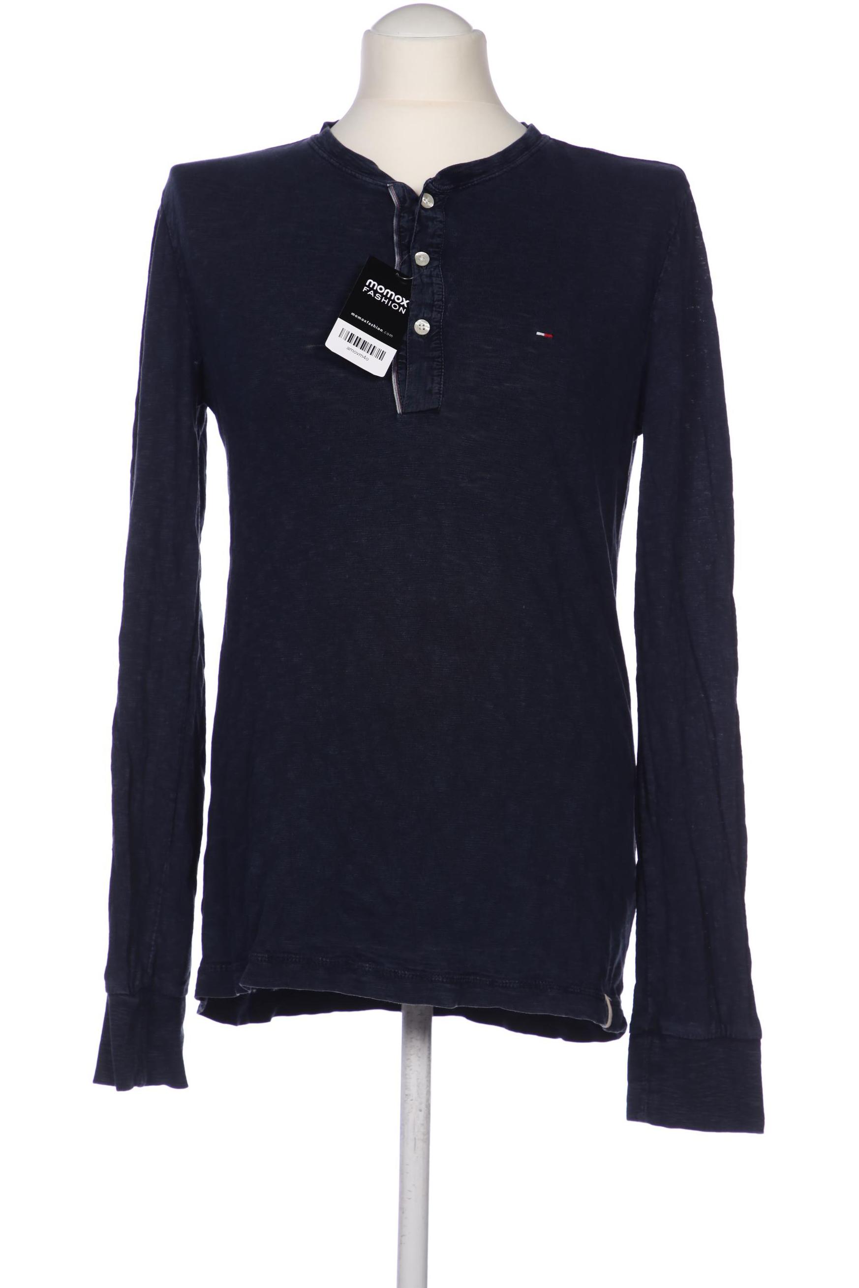 

HILFIGER DENIM Herren Langarmshirt, marineblau