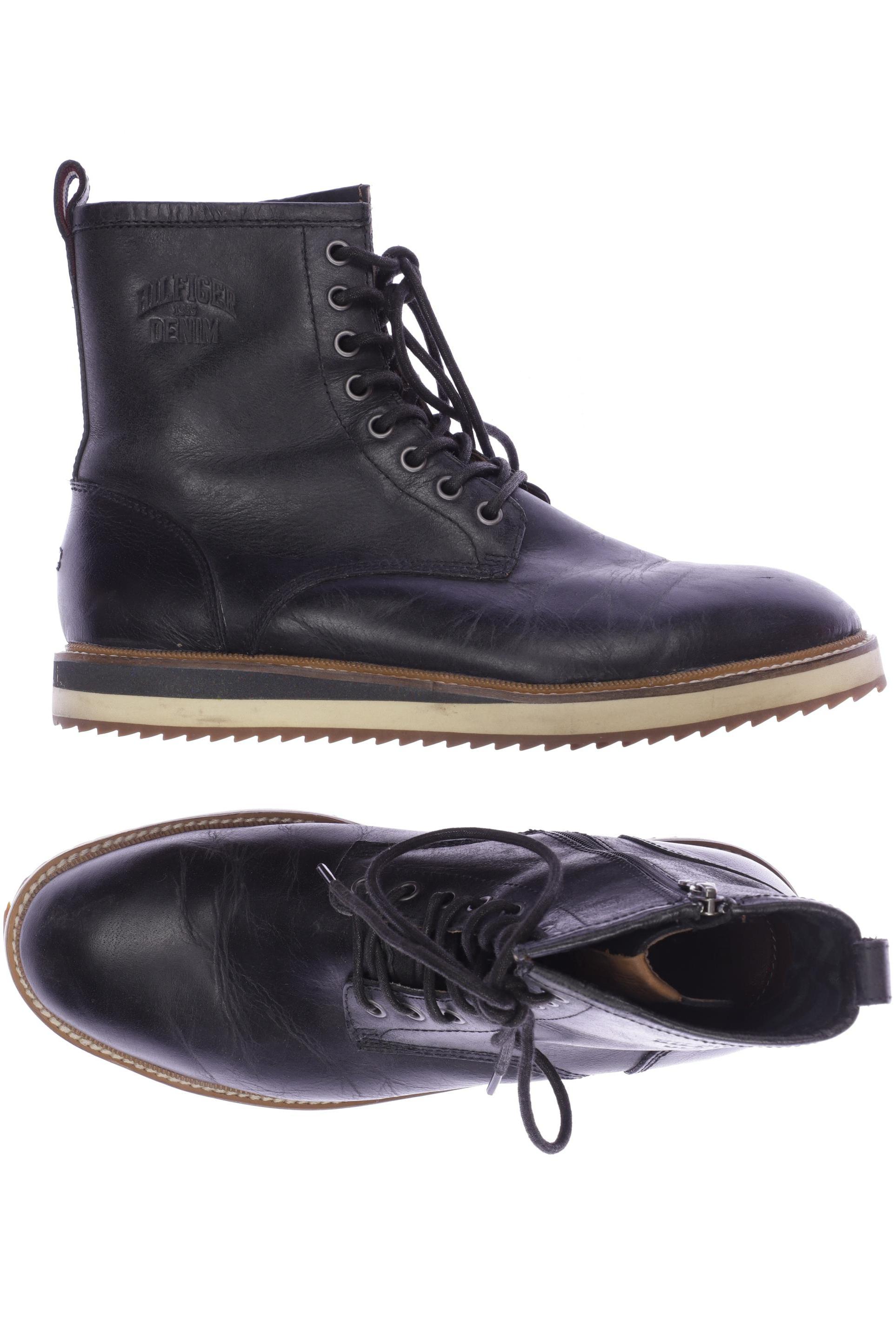 

Hilfiger Denim Herren Stiefel, schwarz, Gr. 43