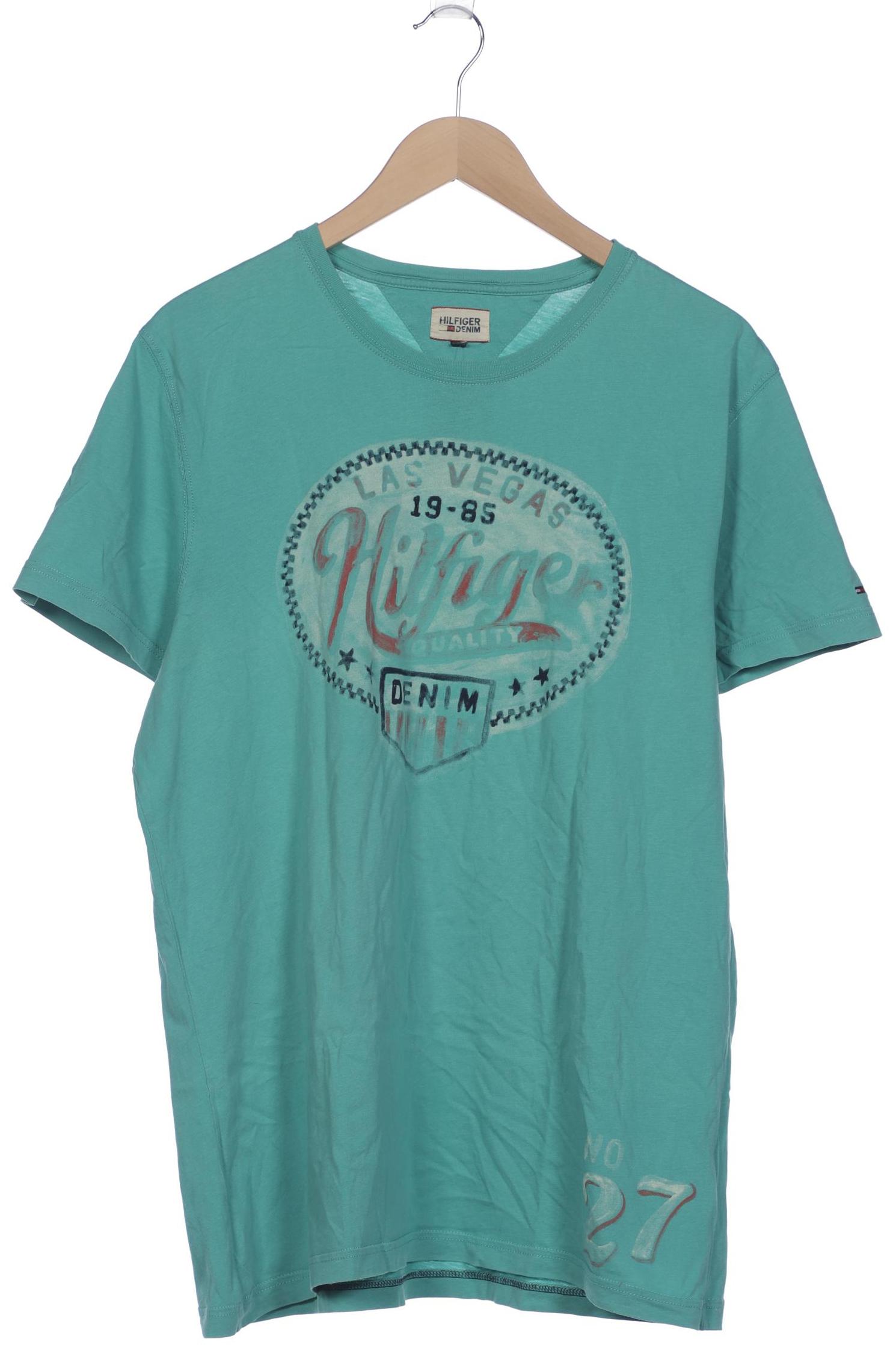 

Hilfiger Denim Herren T-Shirt, türkis, Gr. 56