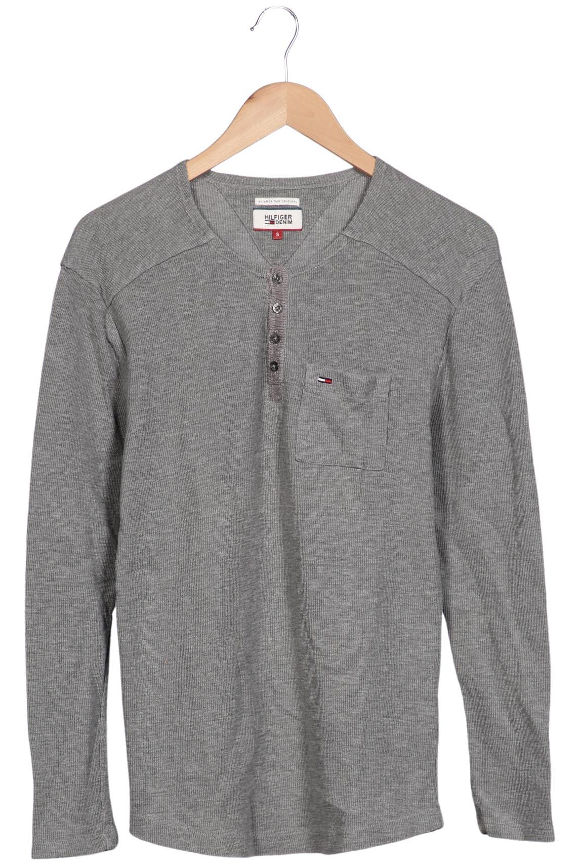 

Hilfiger Denim Herren Langarmshirt, grau, Gr. 46