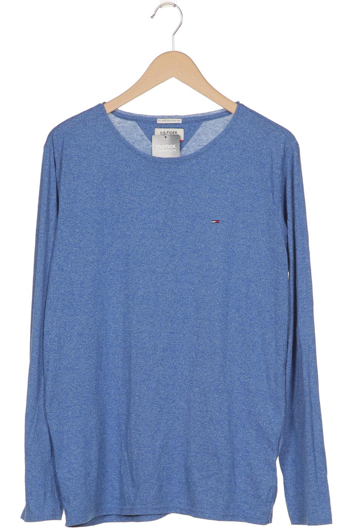 

Hilfiger Denim Herren Langarmshirt, blau, Gr. 52