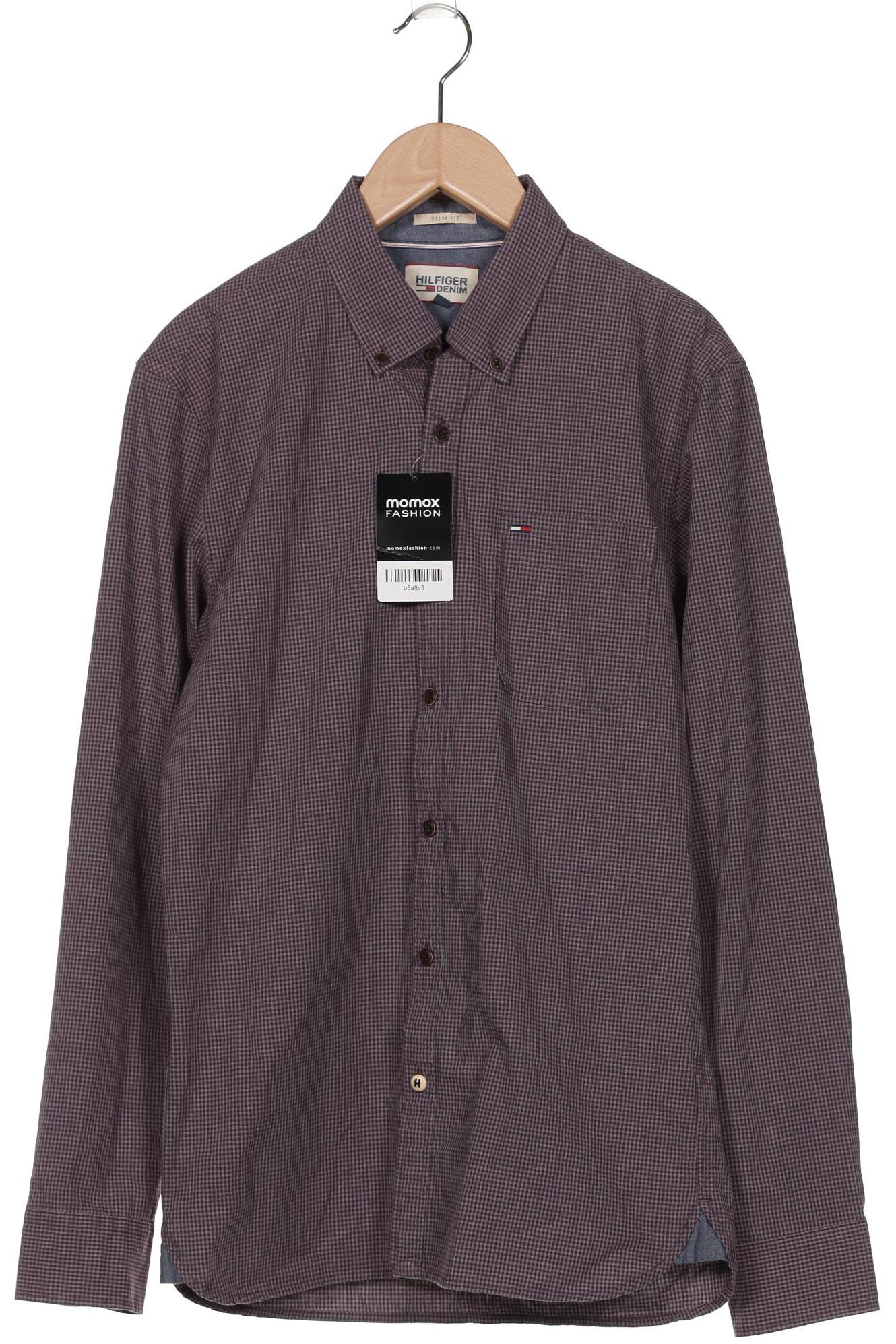 

Hilfiger Denim Herren Hemd, bordeaux, Gr. 46