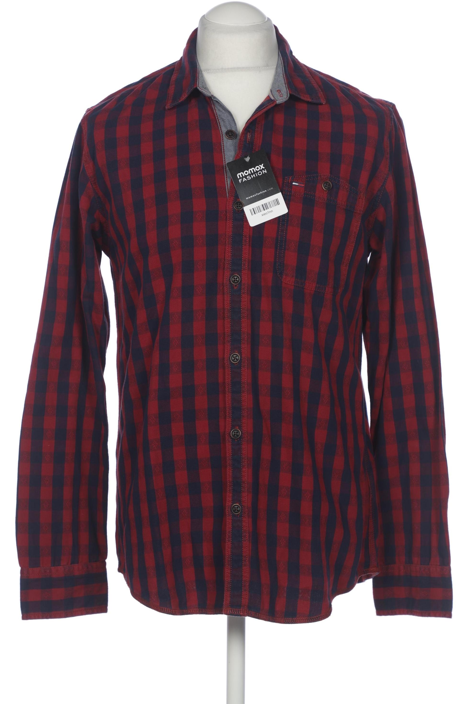 

Hilfiger Denim Herren Hemd, bordeaux, Gr. 52