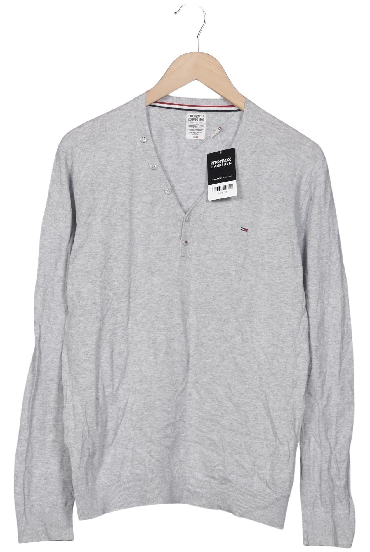 

Hilfiger Denim Herren Langarmshirt, grau, Gr. 52
