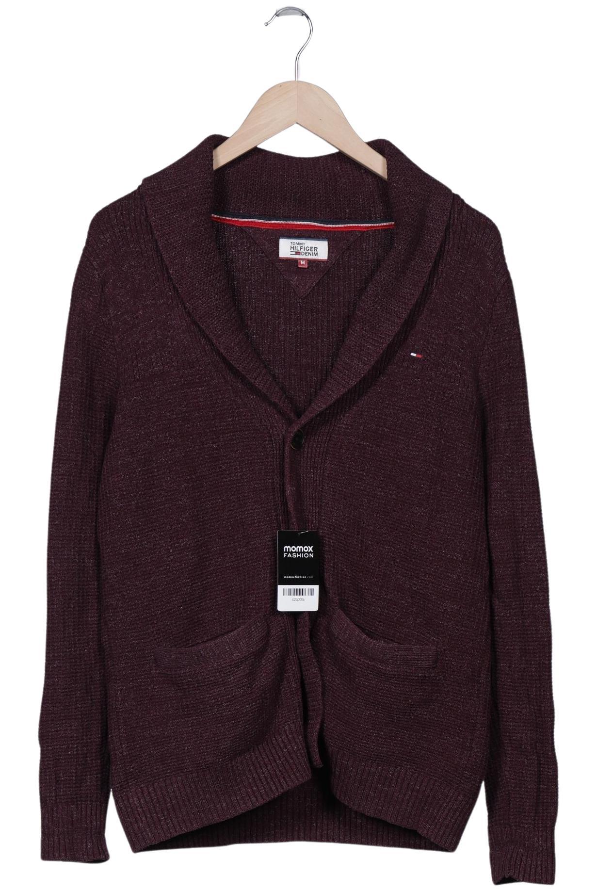 

Hilfiger Denim Herren Strickjacke, bordeaux, Gr. 48