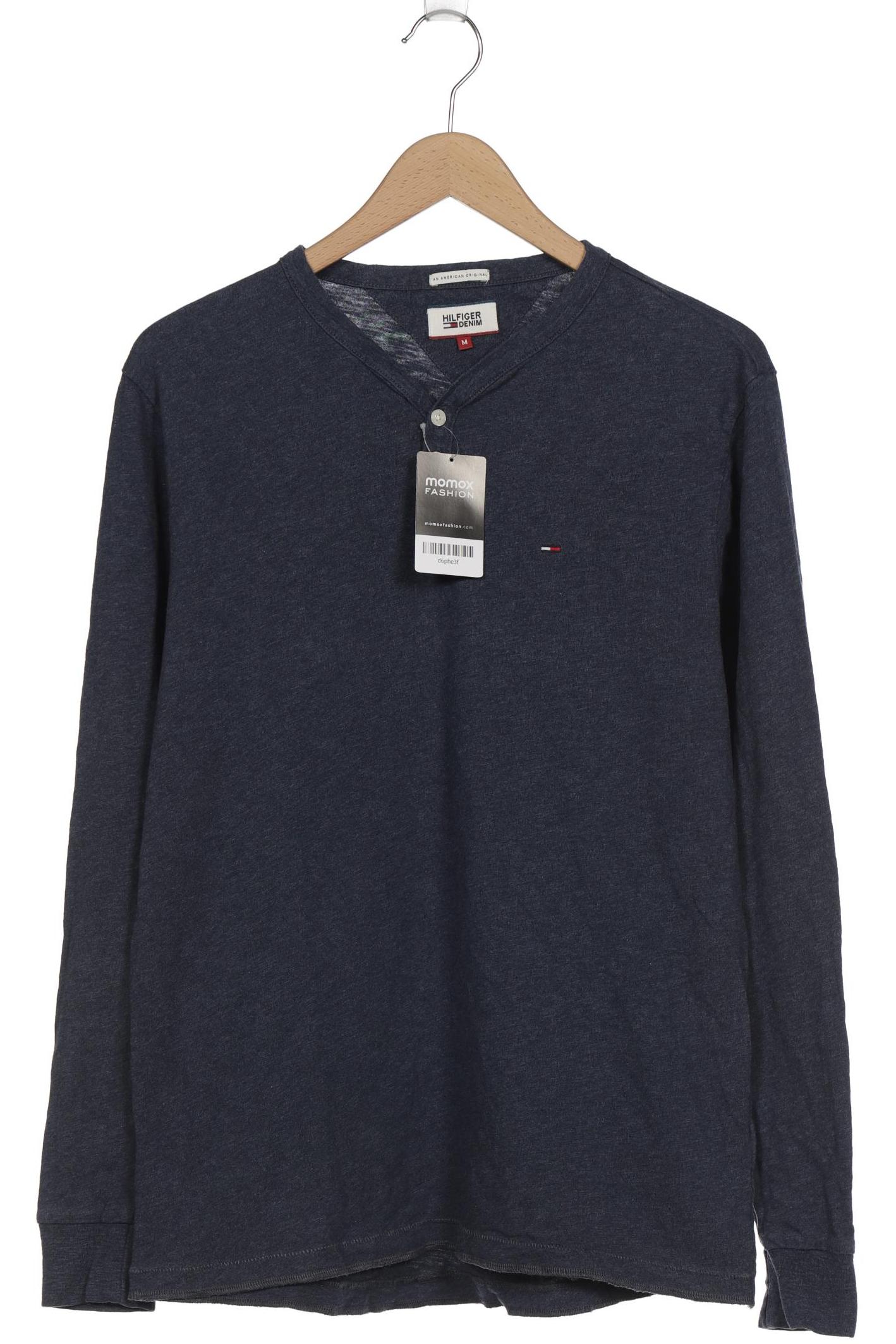 

Hilfiger Denim Herren Langarmshirt, blau, Gr. 48