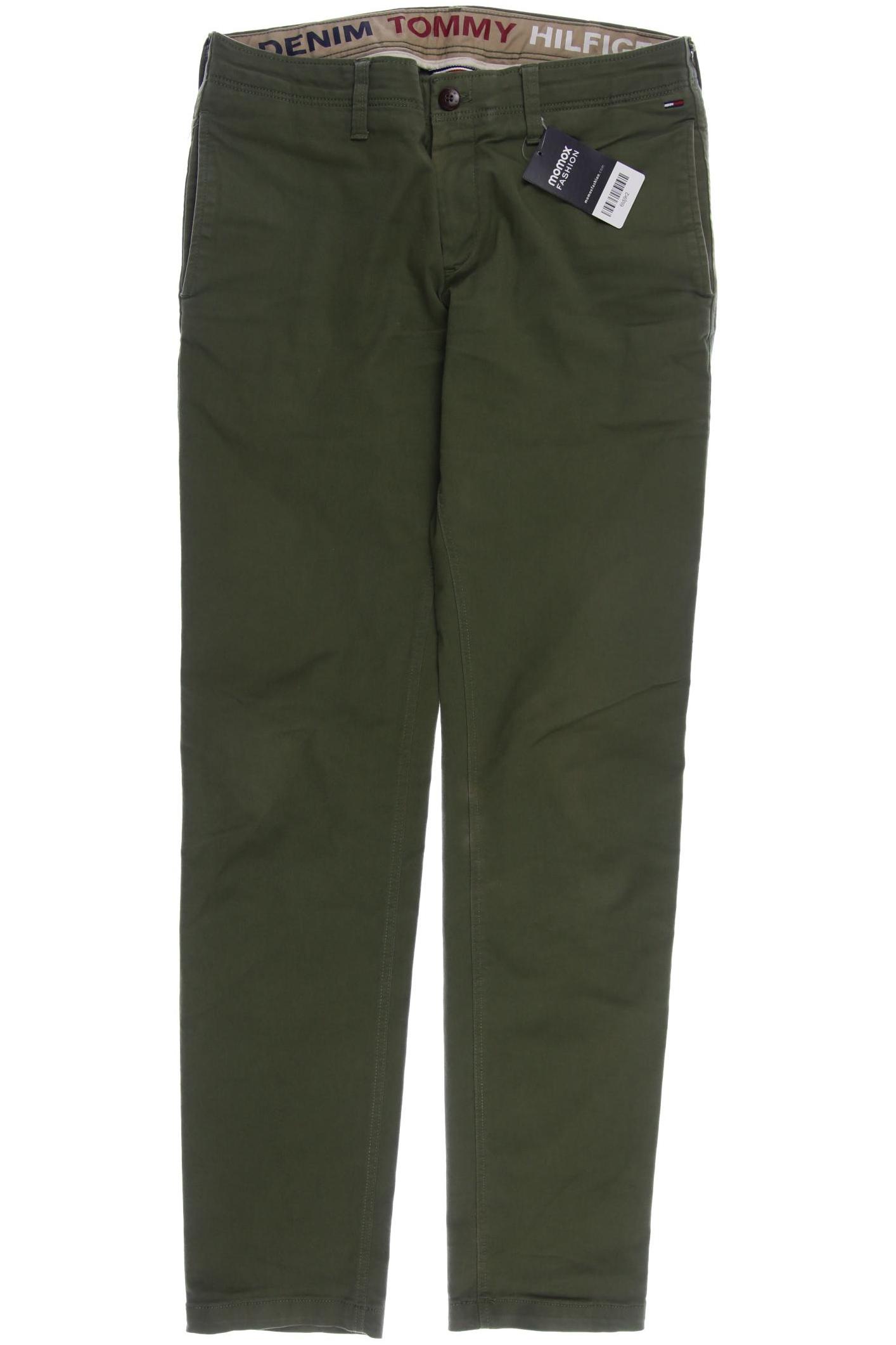 

Hilfiger Denim Herren Stoffhose, grün, Gr. 27