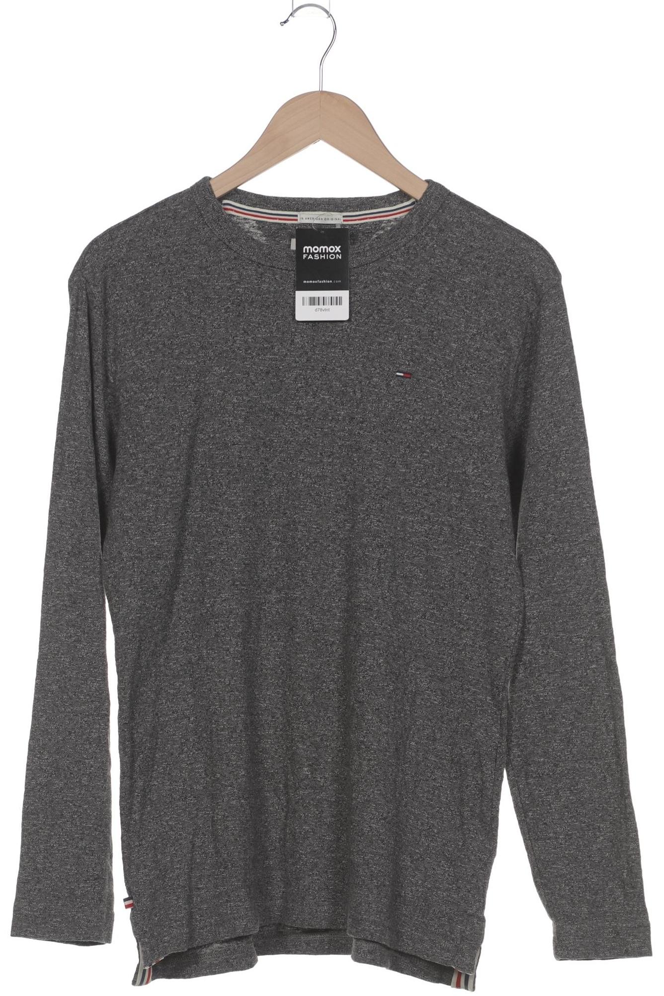 

Hilfiger Denim Herren Langarmshirt, grau, Gr. 46