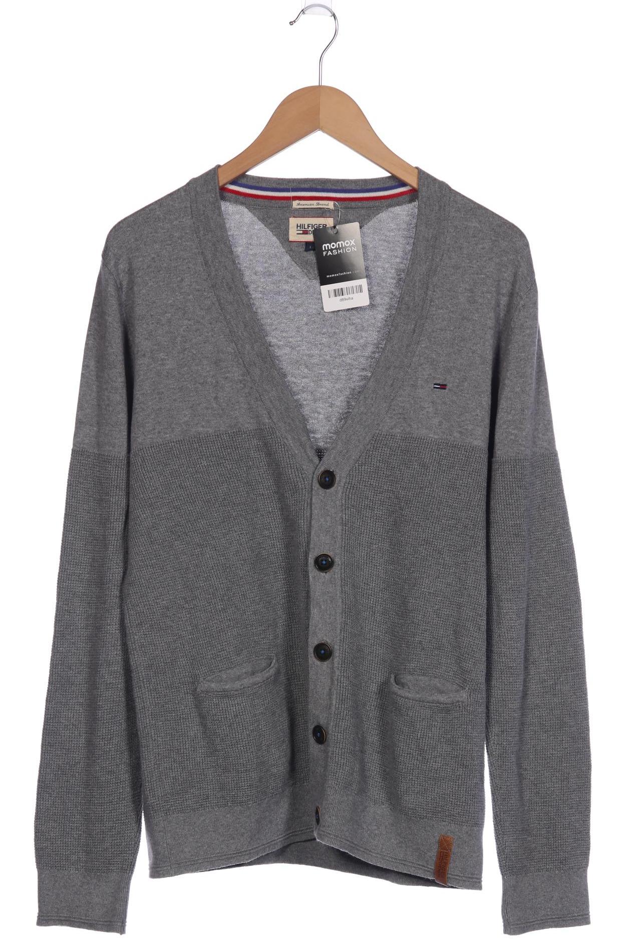 

HILFIGER DENIM Herren Strickjacke, grau
