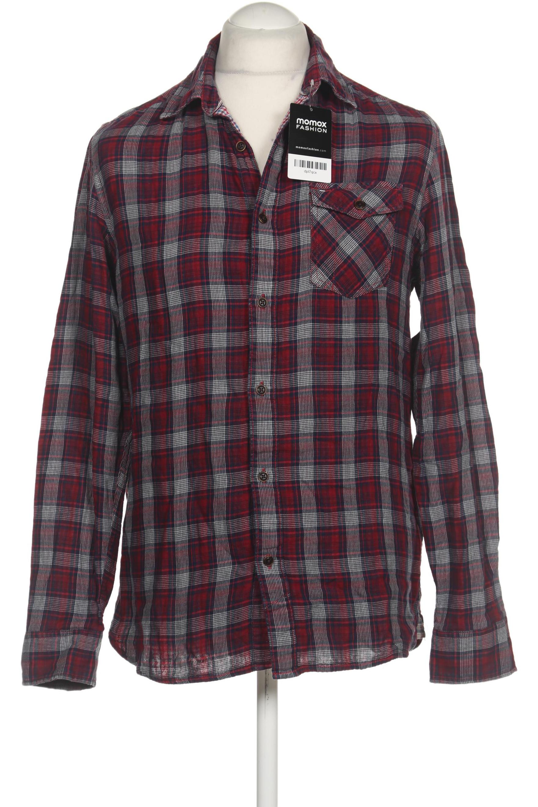 

Hilfiger Denim Herren Hemd, bordeaux, Gr. 48