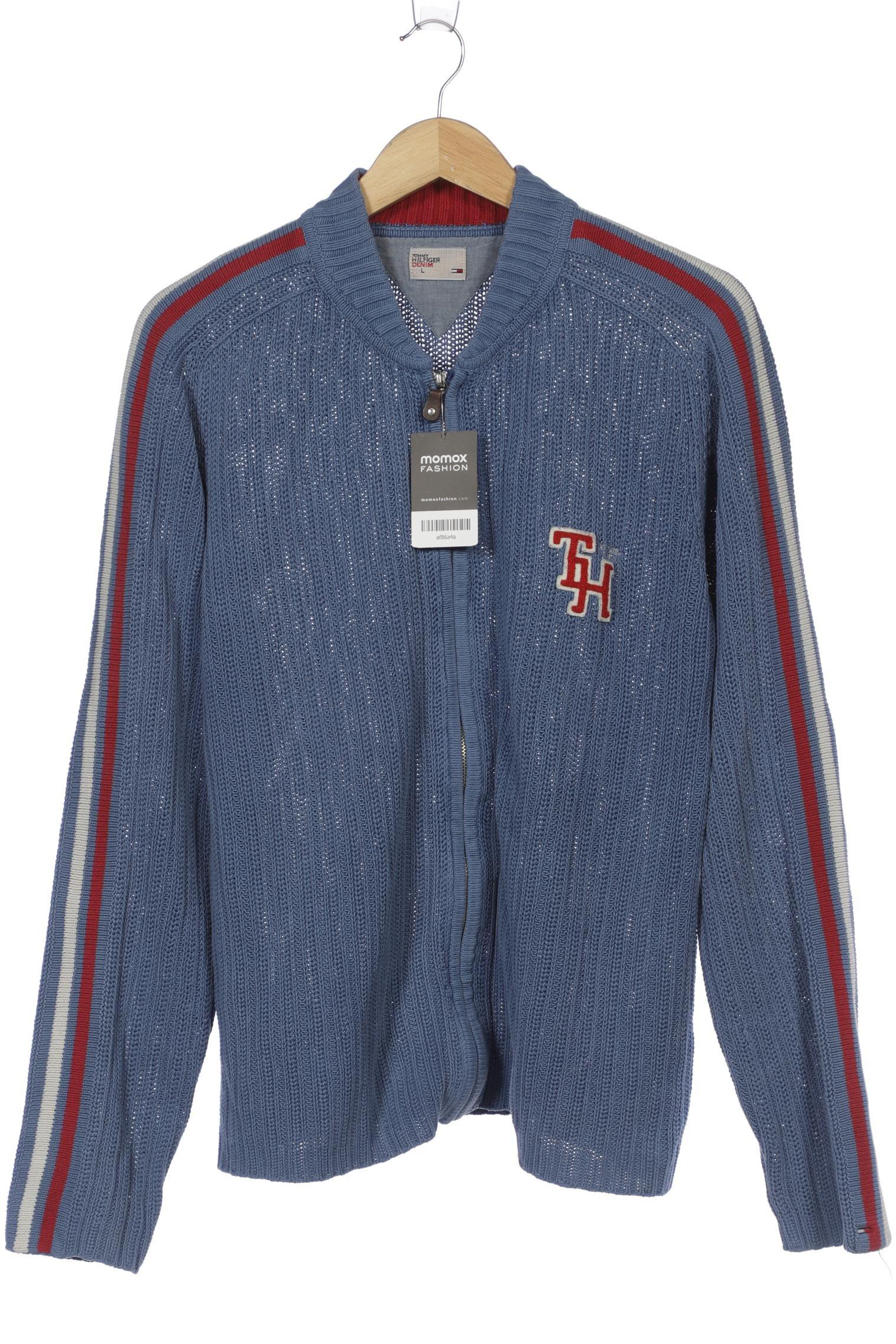 

Hilfiger Denim Herren Strickjacke, blau, Gr. 52