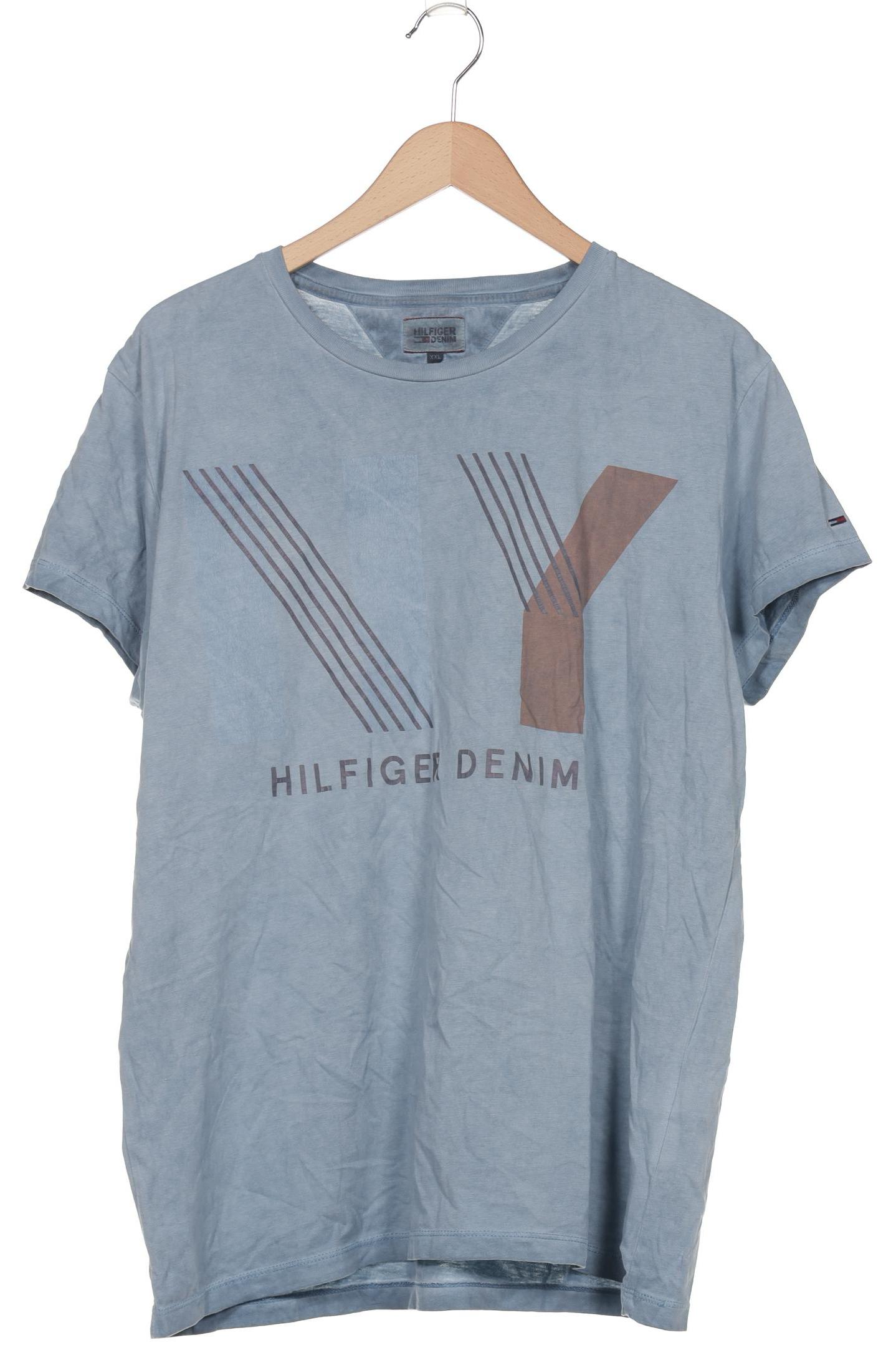 

Hilfiger Denim Herren T-Shirt, blau, Gr. 56