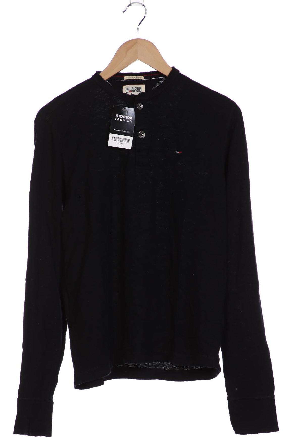 

Hilfiger Denim Herren Langarmshirt, schwarz, Gr. 46
